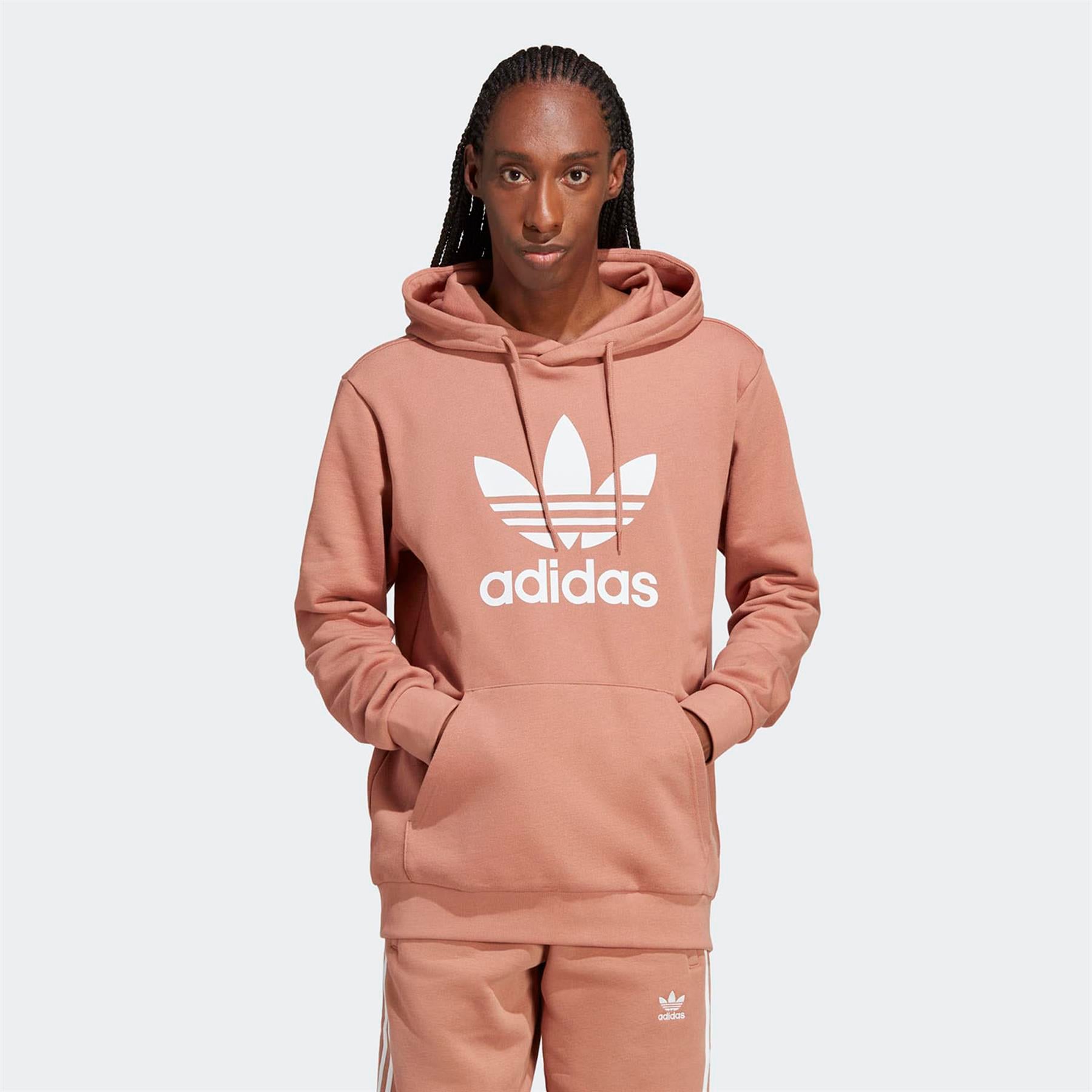 Adidas Erkek Günlük Sweatshirt Trefoil Hoody Ia4887
