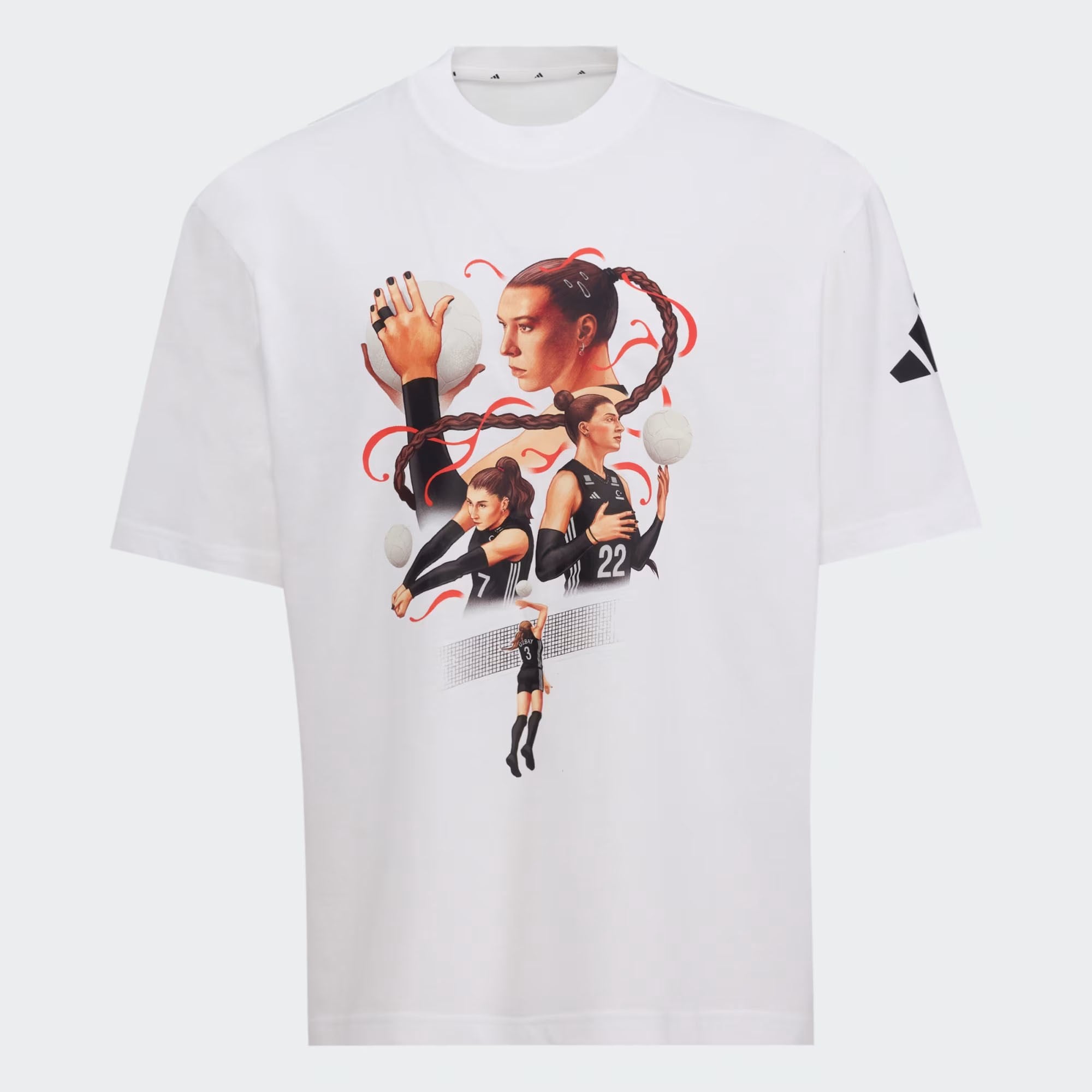 Adidas Erkek Günlük T-shirt Filenın Sultanları Kn2502 FILENIN SULTANLARI GRAP TEE M