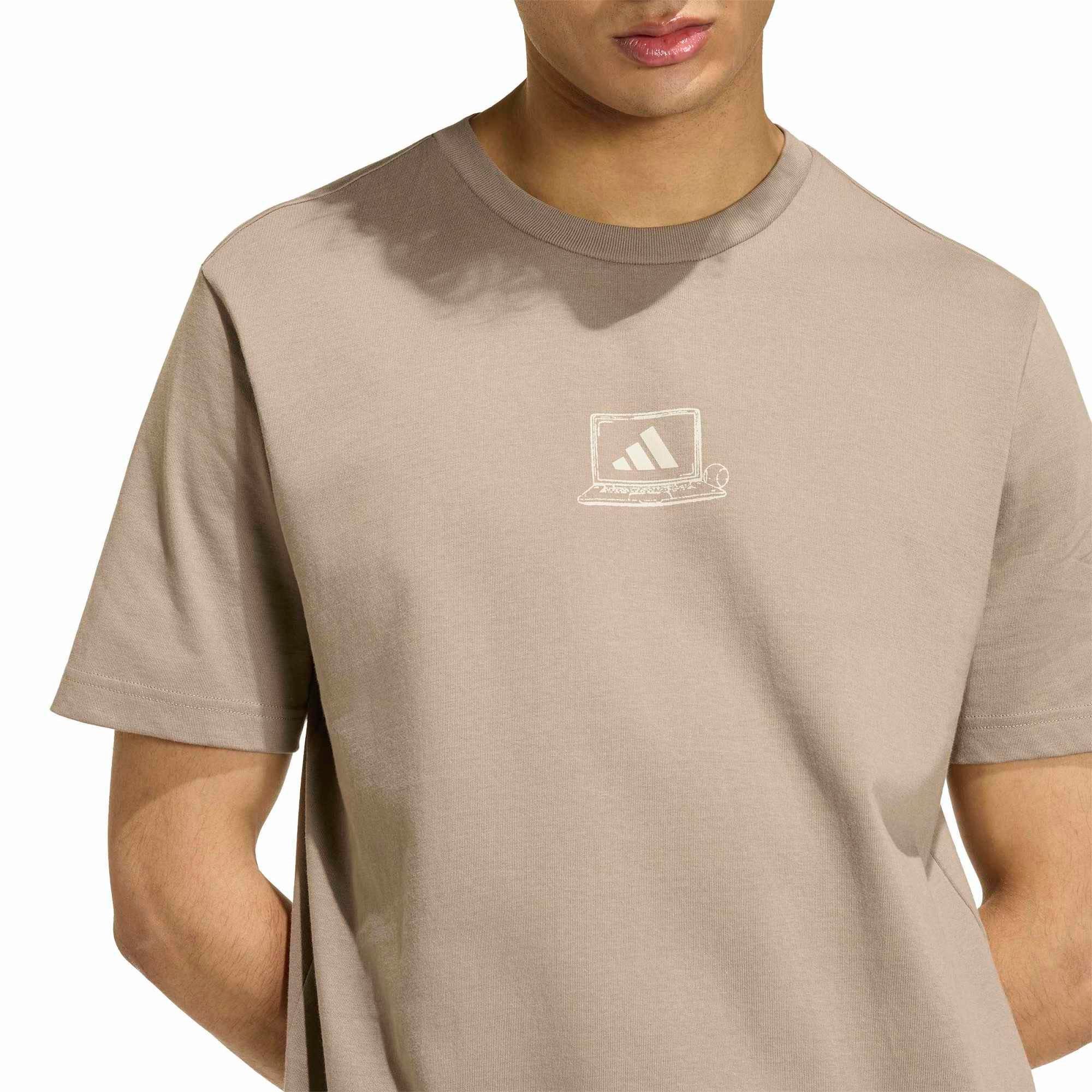 Adidas Erkek Günlük T-Shirt M Clkd I Ofc T Kc7081 M CLKD I OFC T