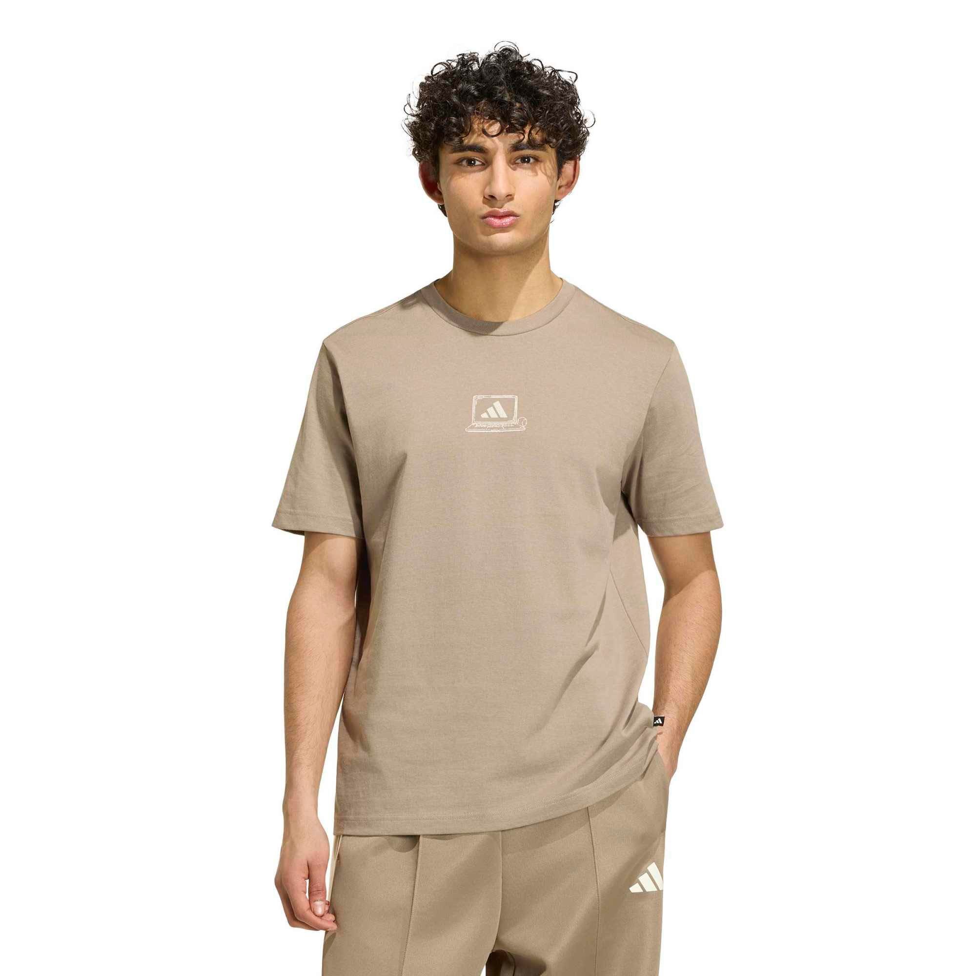 Adidas Erkek Günlük T-Shirt M Clkd I Ofc T Kc7081 M CLKD I OFC T