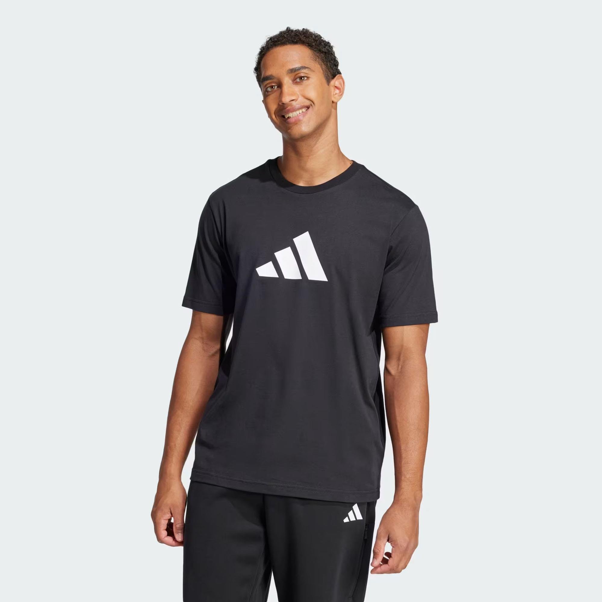 Adidas Erkek Günlük T-shirt M Fı 3Bar Tee Jı8770 M FI 3BAR TEE