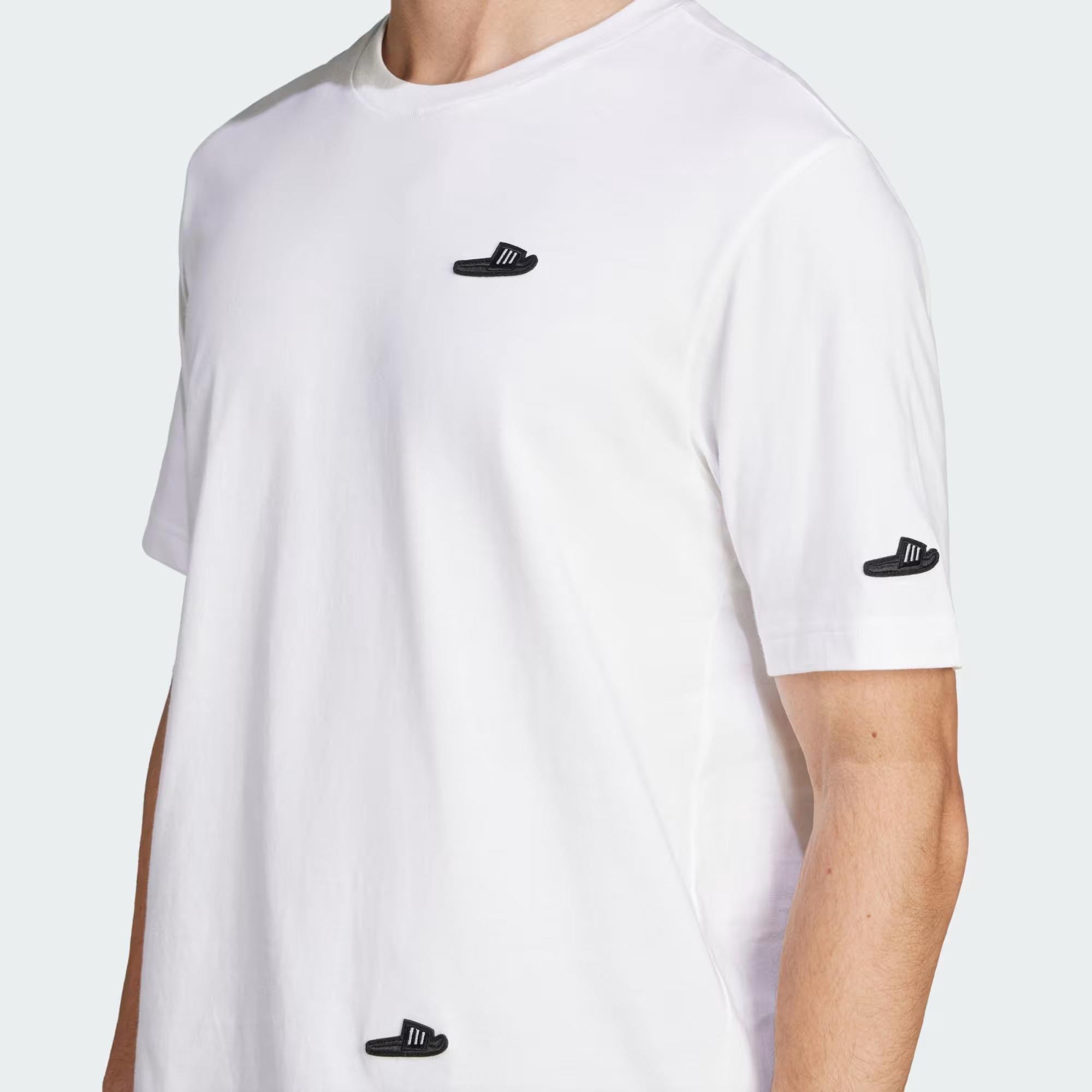 Adidas Erkek Günlük T-shirt M L Slides Tee Jj3999
