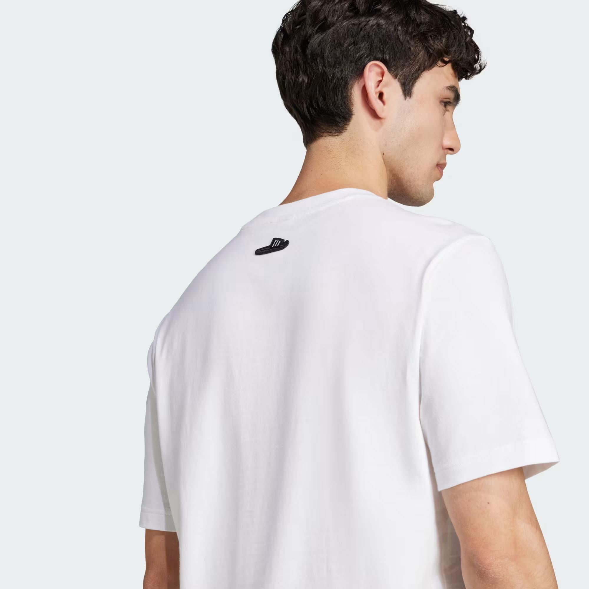 Adidas Erkek Günlük T-shirt M L Slides Tee Jj3999