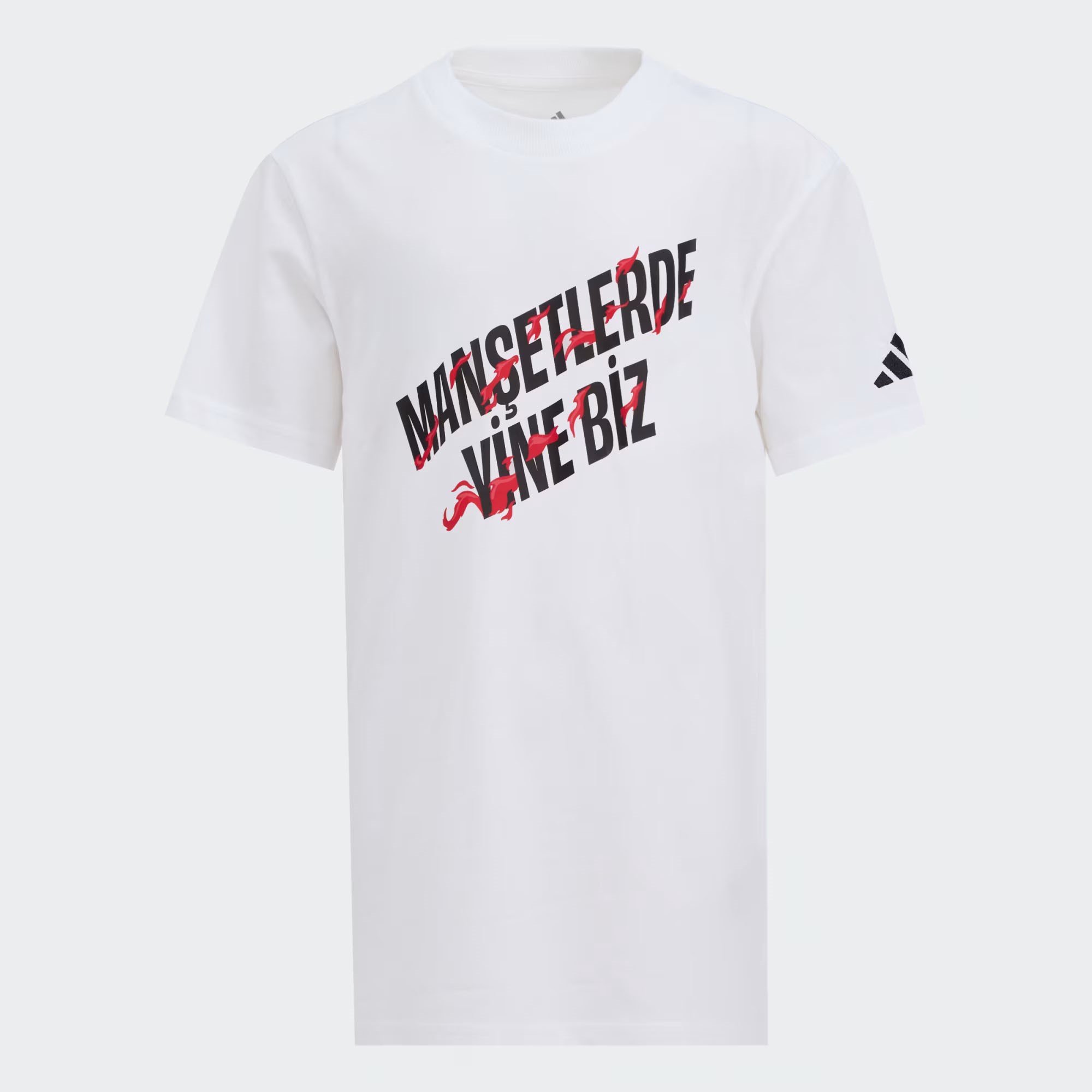 Adidas Erkek Günlük T-shirt Manşetlerde Yine Biz Kn2501 MANSETLERDE YINE BIZ TEE M