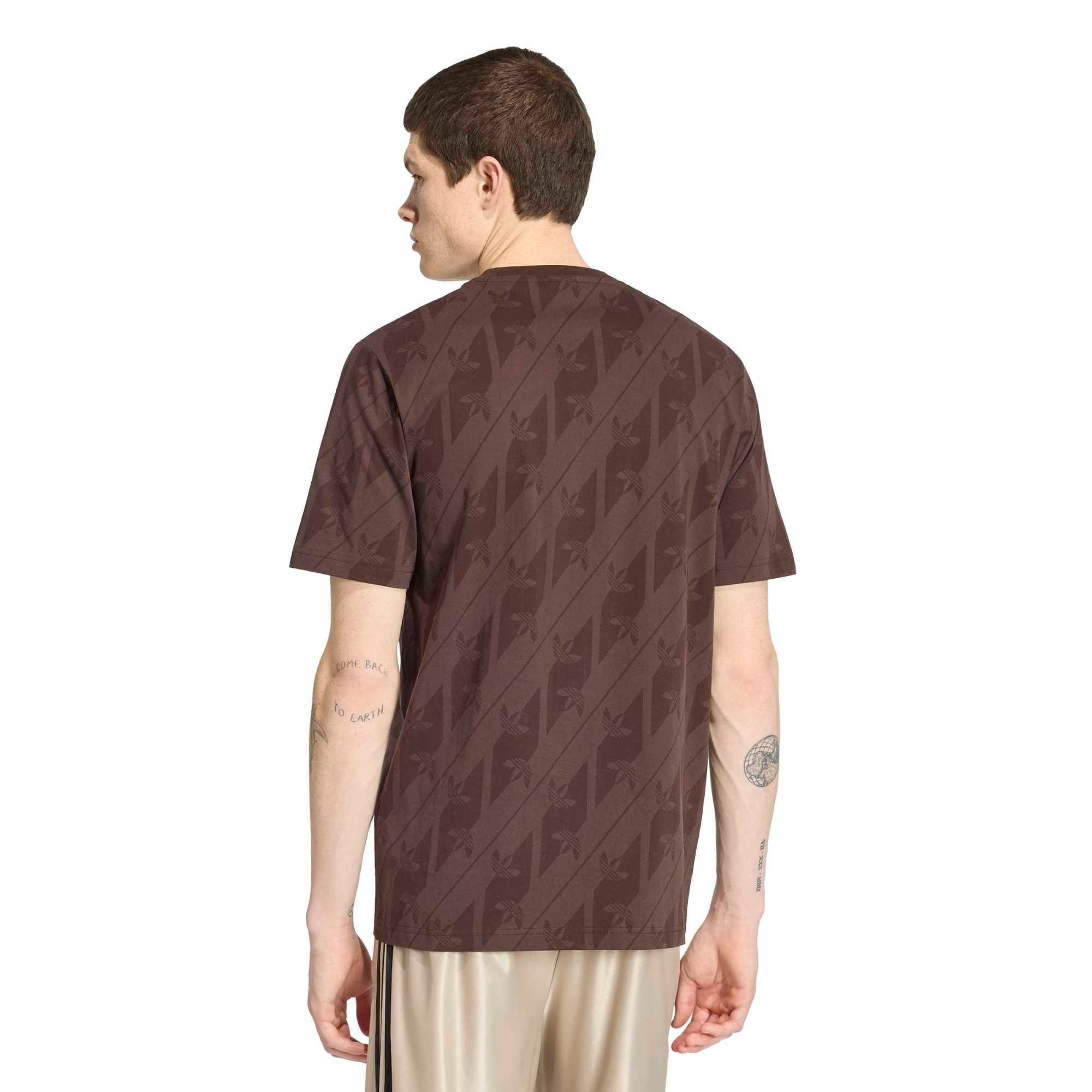 Adidas Erkek Günlük T-shirt Monogram Aop Te Ia4531