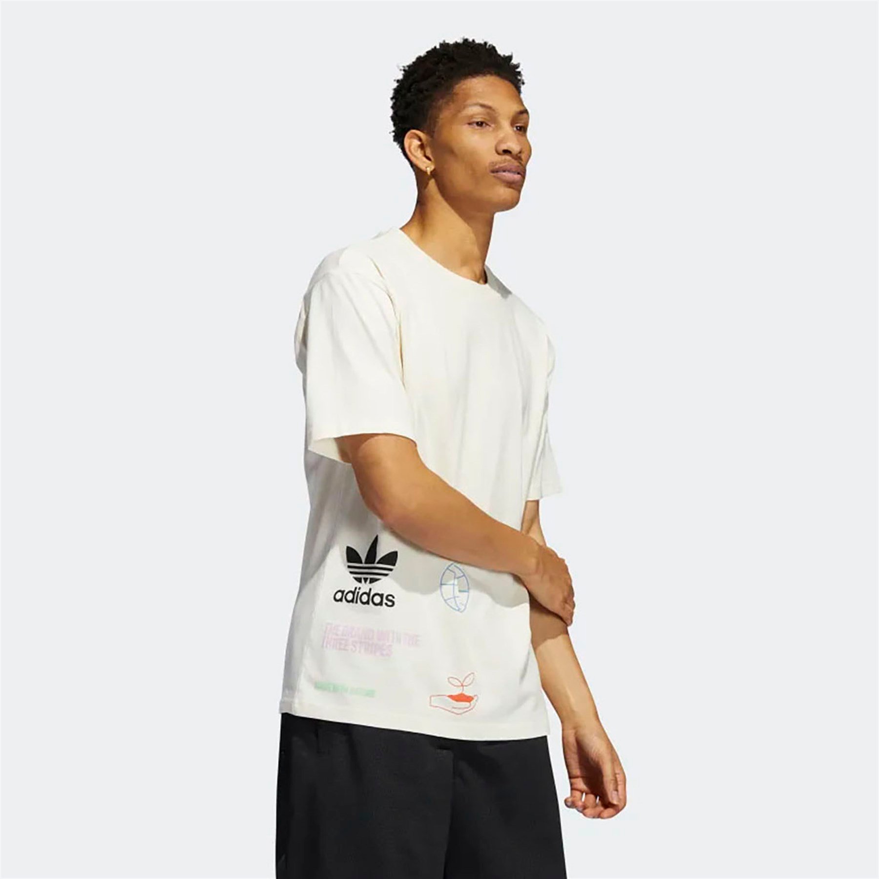 Adidas Erkek Günlük T-Shirt Mw Nature Logo Hı2963
