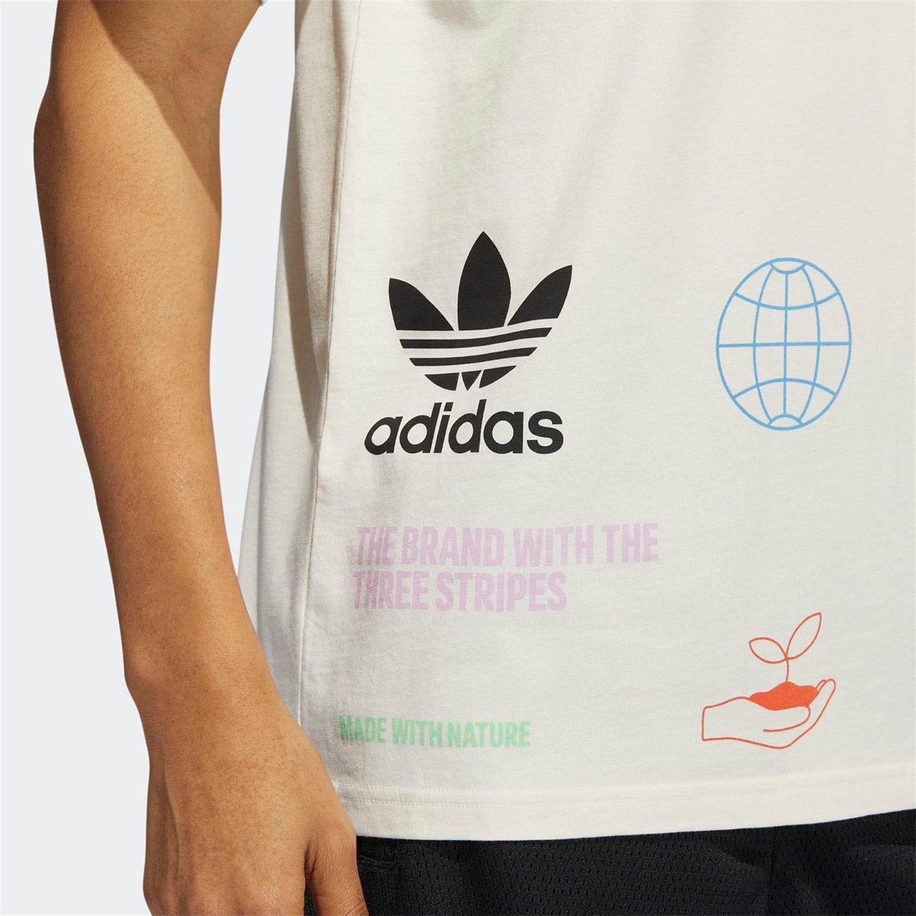 Adidas Erkek Günlük T-Shirt Mw Nature Logo Hı2963