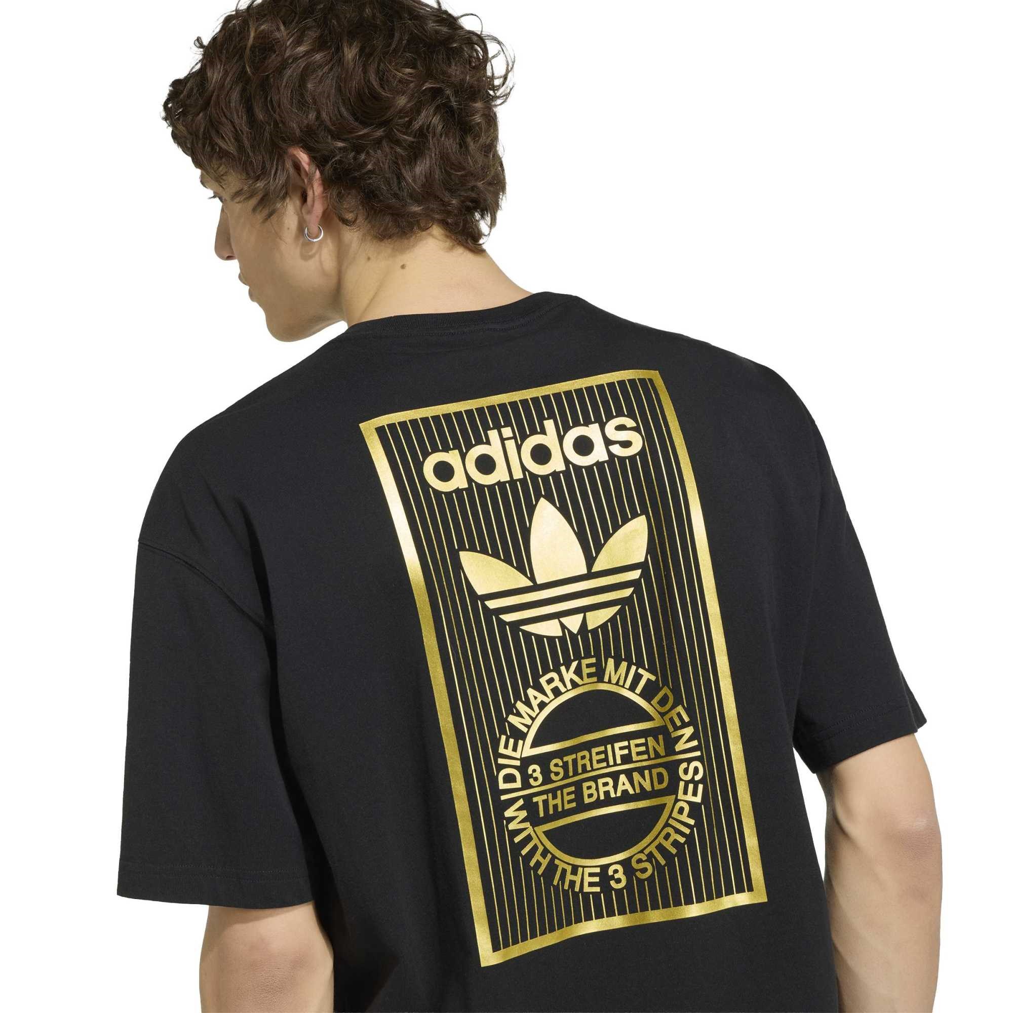 Adidas Erkek Günlük T-Shirt Varsity Gold TL IB7076
