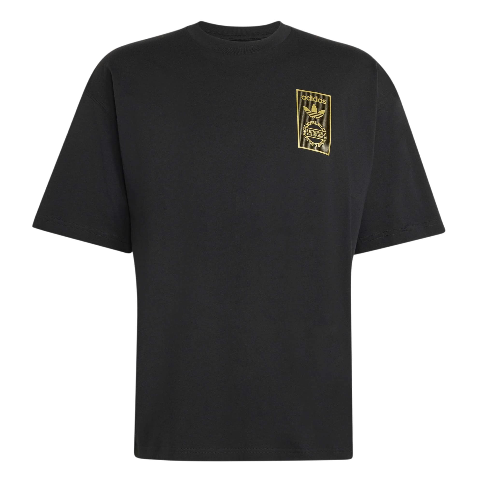 Adidas Erkek Günlük T-Shirt Varsity Gold TL IB7076