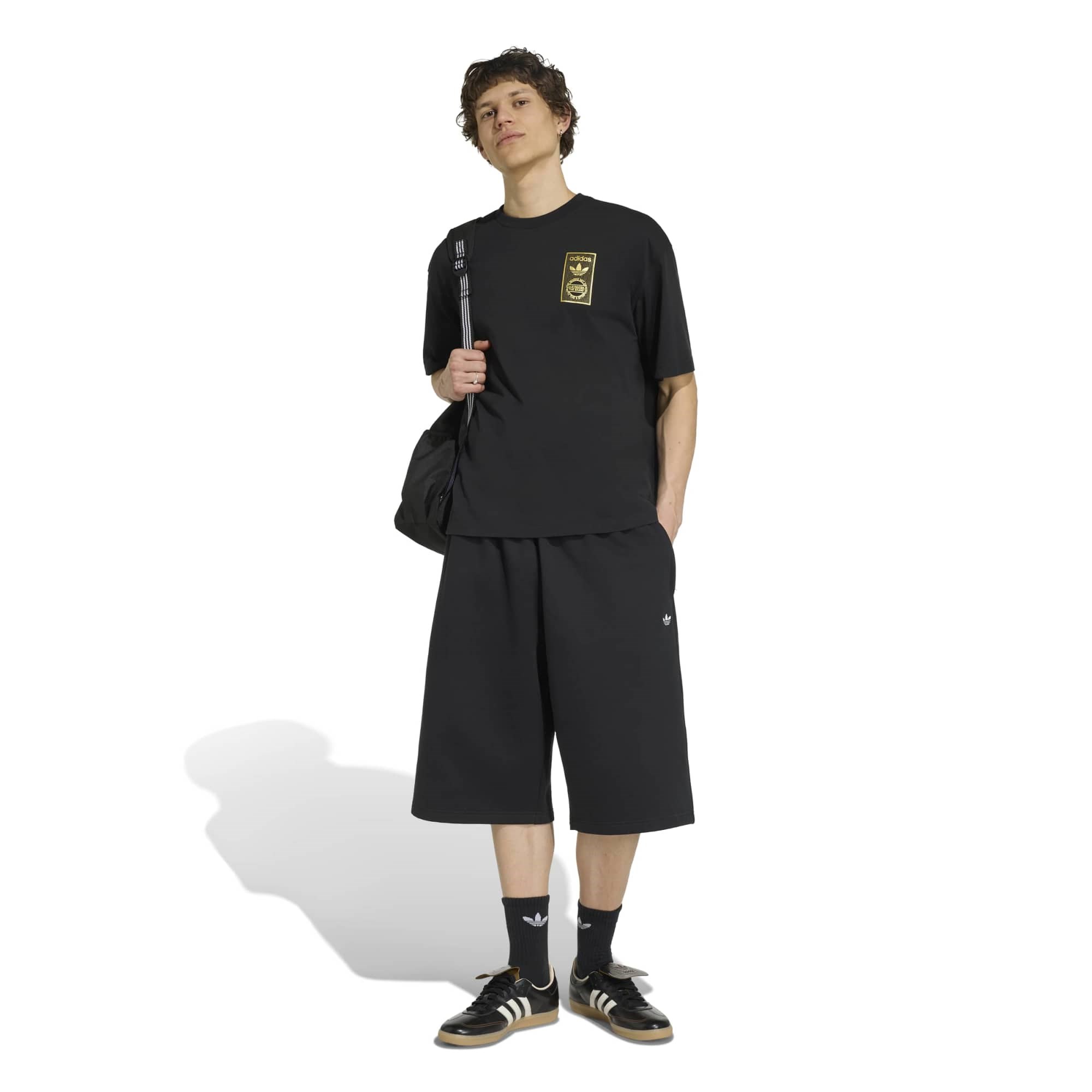Adidas Erkek Günlük T-Shirt Varsity Gold TL IB7076
