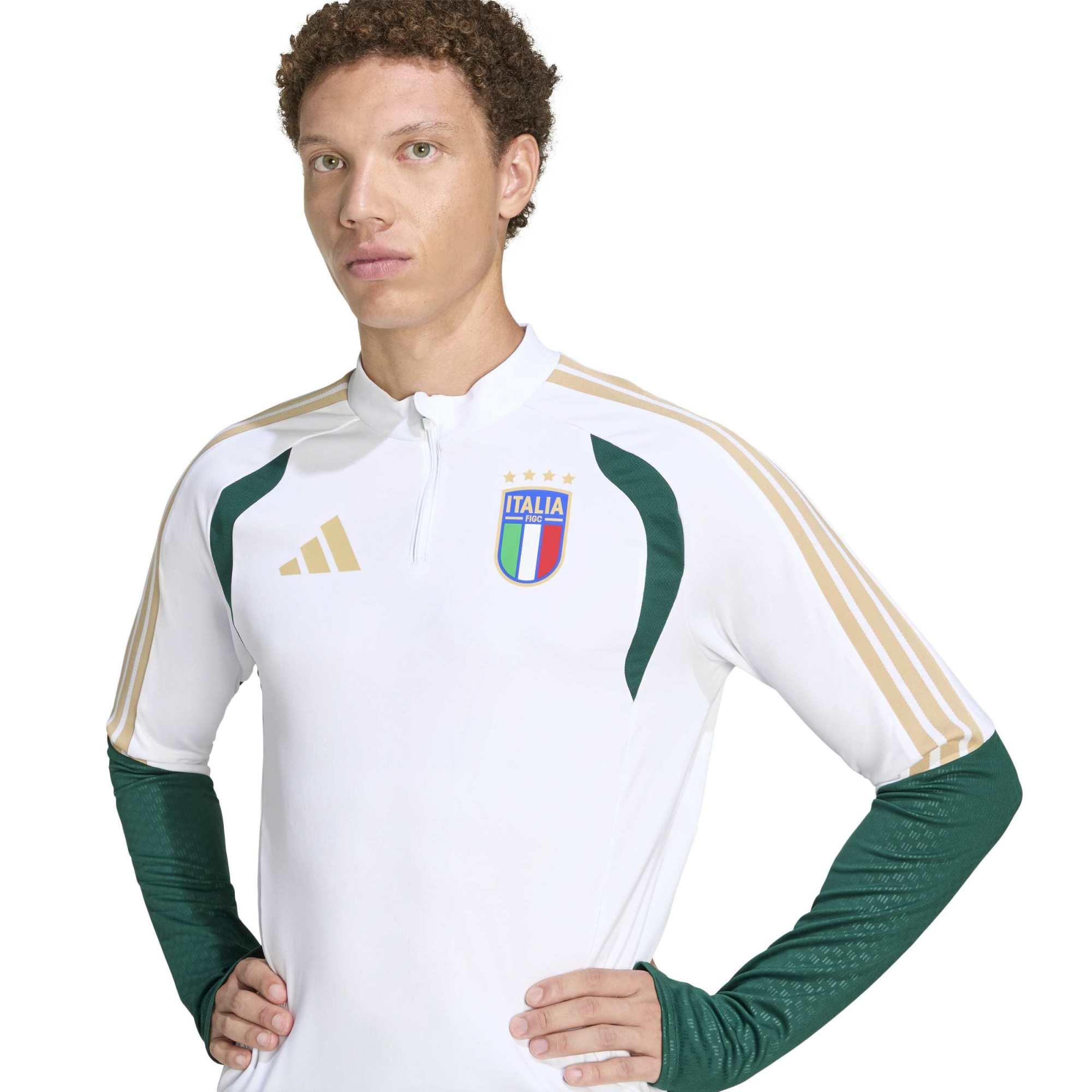 Adidas Erkek İtalya Futbol Eşofman Üstü Fıgc Tr Top Jz9380