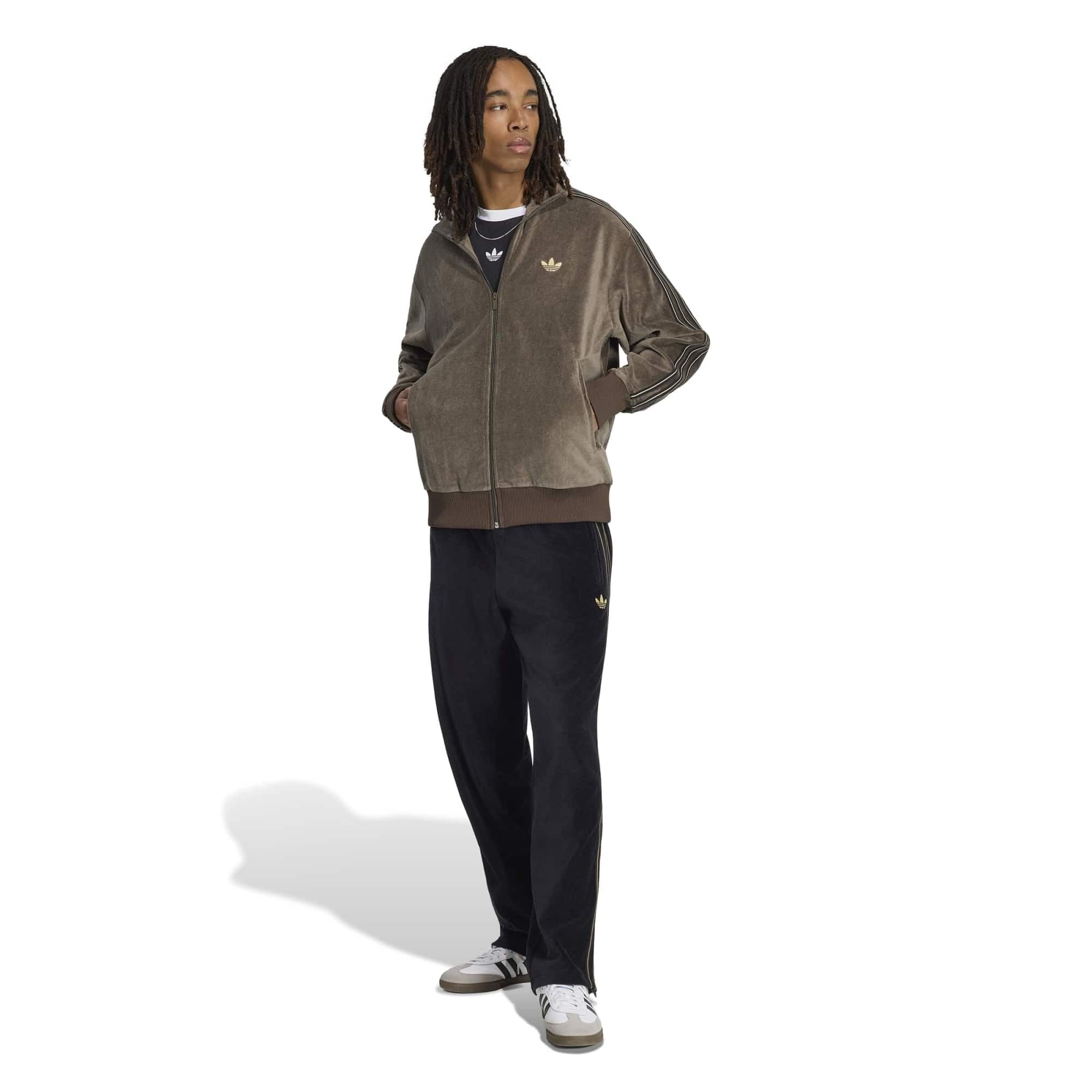 Adidas Erkek Kadife Sweatshirt Firebird TT VEL - KS7460