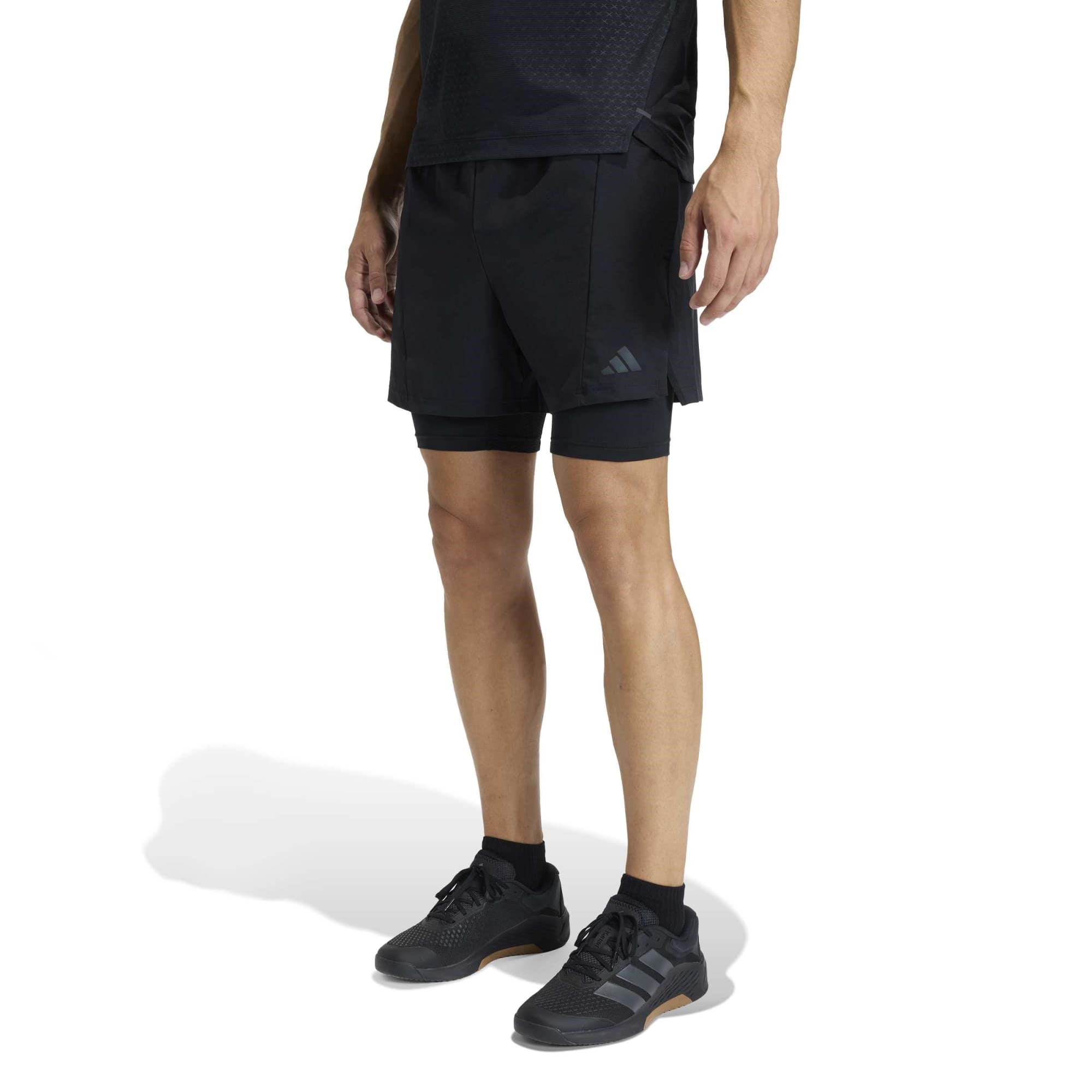Adidas Erkek Koşu - Yürüyüş Şort D4T 2In1 Shorts Kf6431 D4T 2IN1 SHORTS