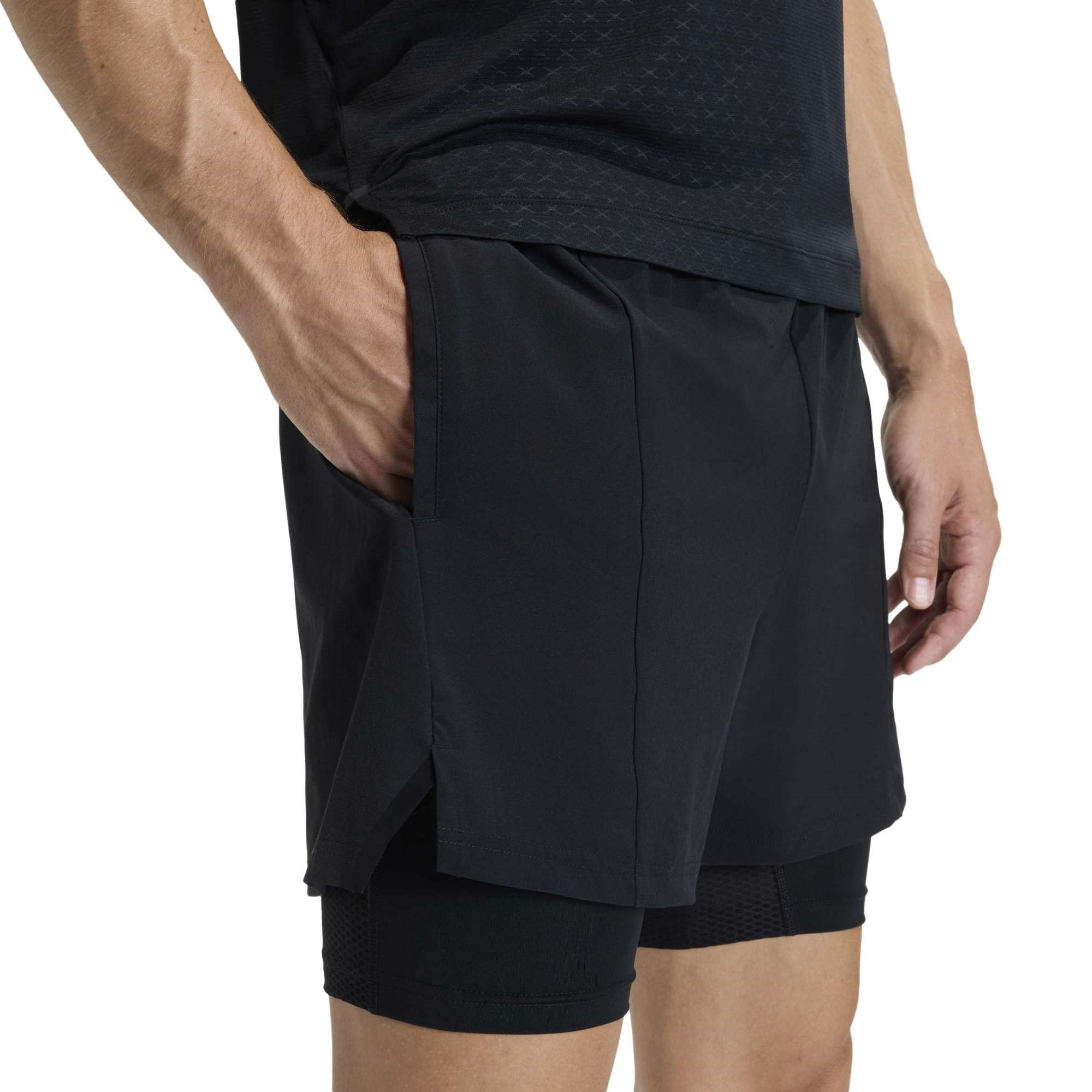 Adidas Erkek Koşu - Yürüyüş Şort D4T 2In1 Shorts Kf6431 D4T 2IN1 SHORTS