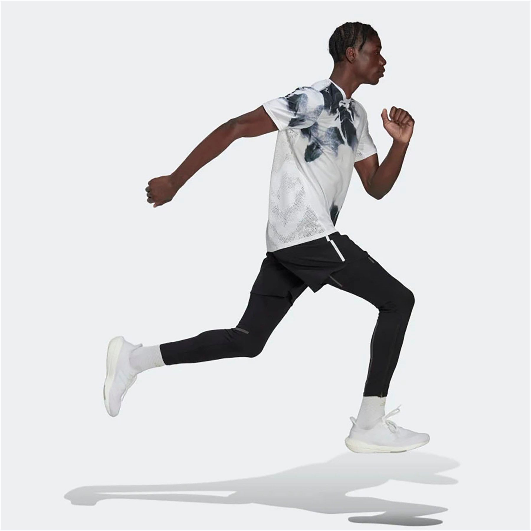 Adidas Erkek Koşu - Yürüyüş T-Shirt Fast Tee Men Hn9478 FAST TEE MEN