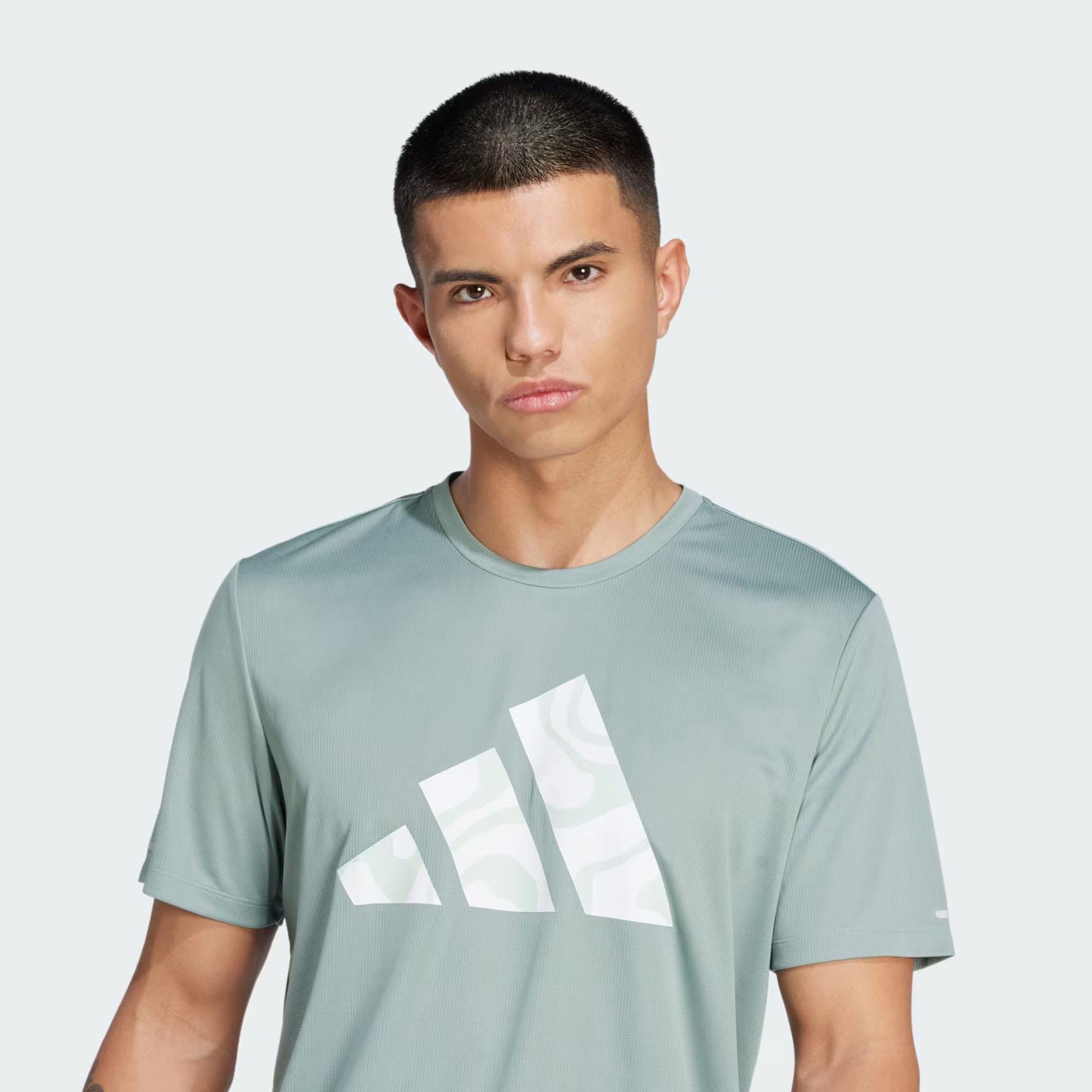 Adidas Erkek Koşu - Yürüyüş T-shirt Run It Bl Tee M Jd2334
