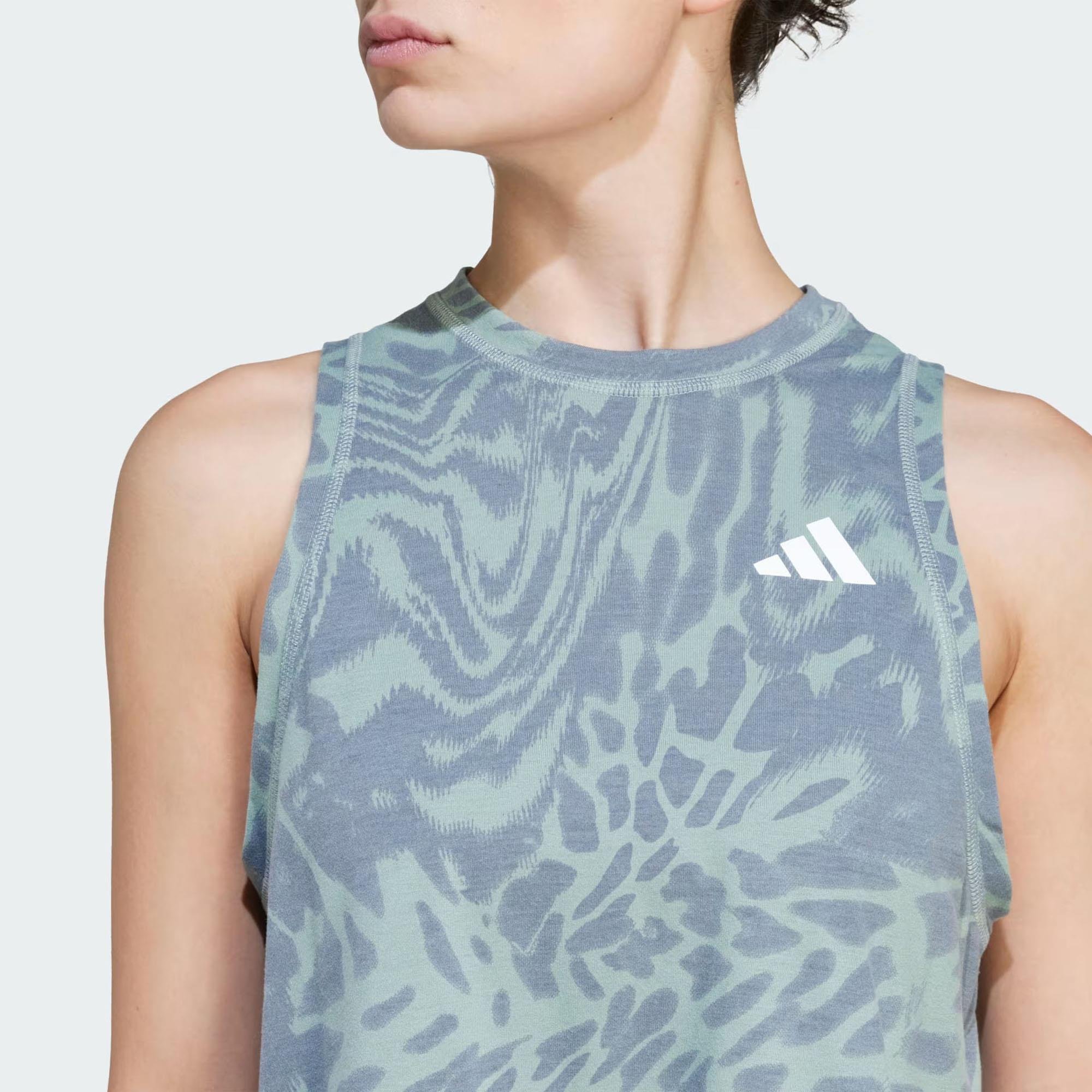 Adidas Kadın Günlük Atlet Train Essentials Allover Print Workout Tank Top Je6155 Train Essentials Allover Print Workout Tank Top