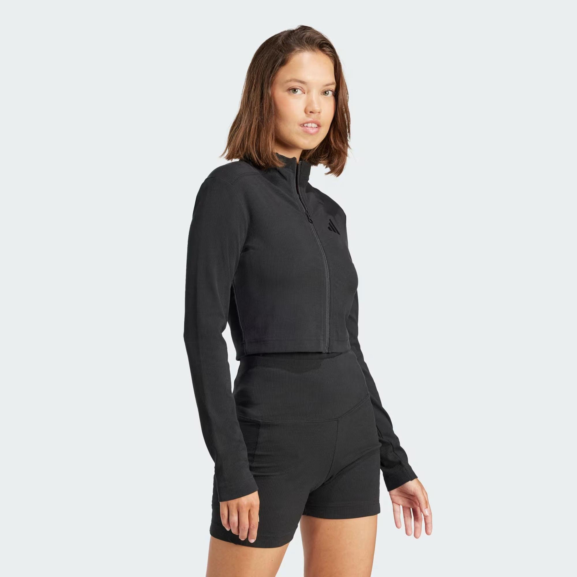 Adidas Kadın Günlük Ceket W Lng Rib Ls Jj1226