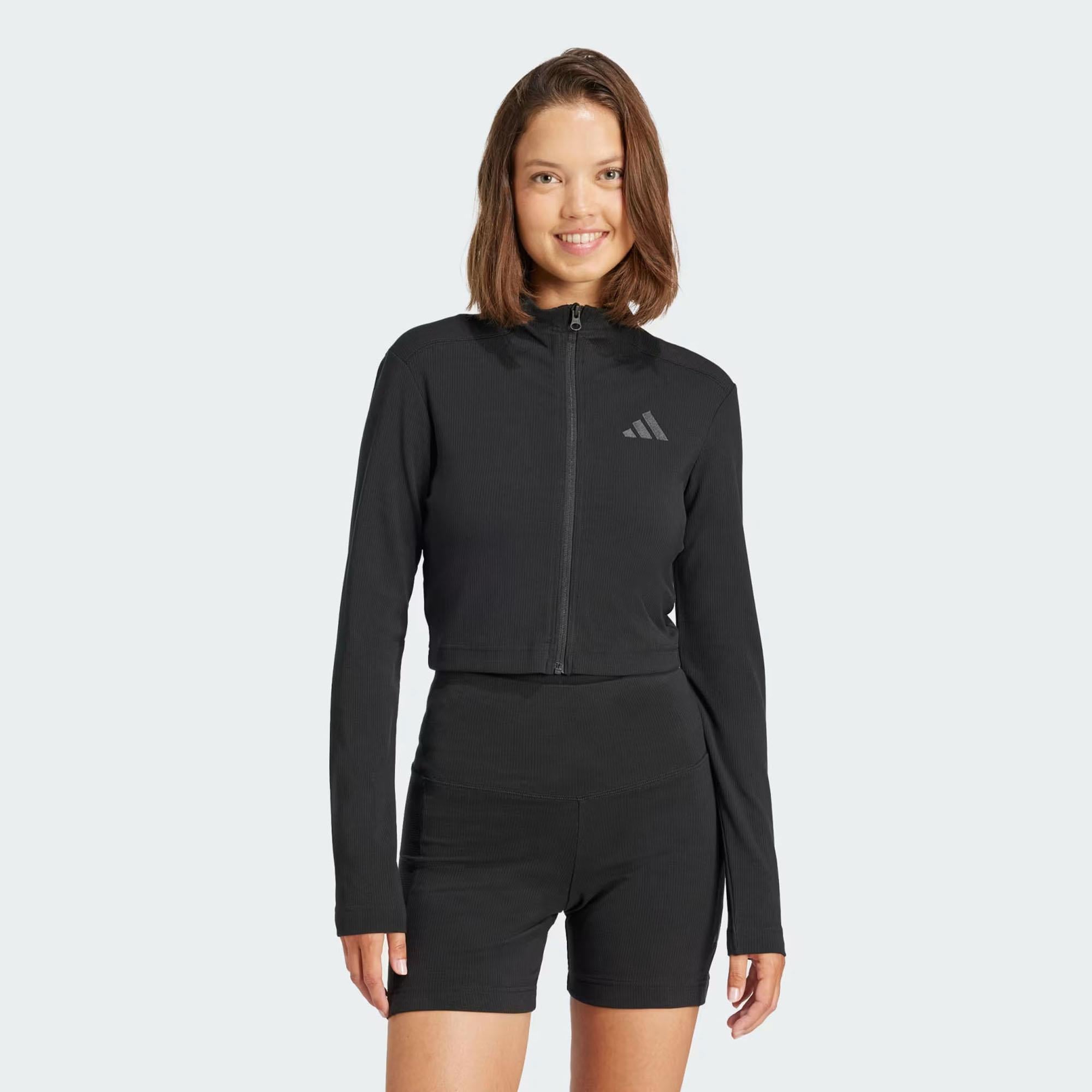 Adidas Kadın Günlük Ceket W Lng Rib Ls Jj1226