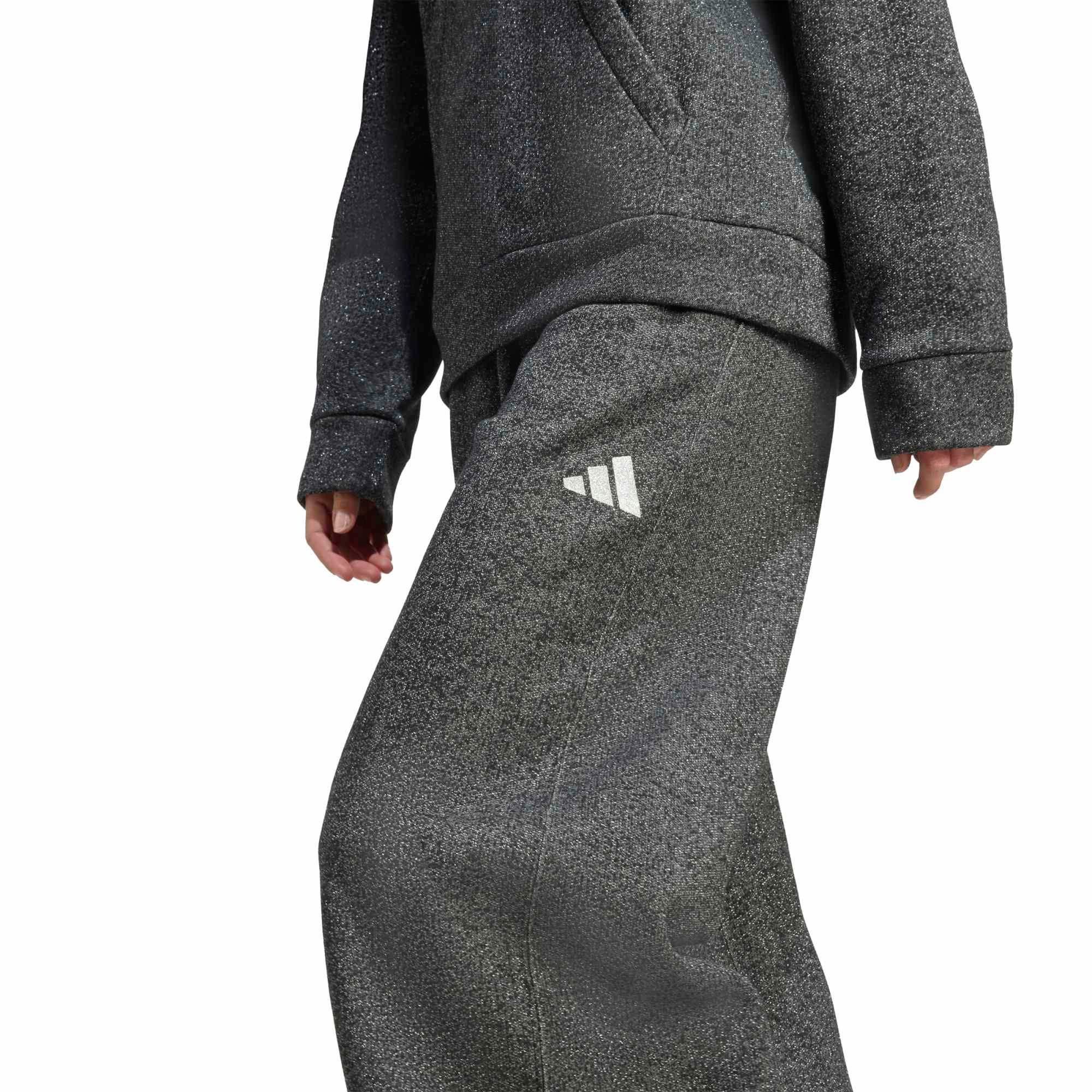 Adidas Kadın Günlük Eşofman Altı All Szn Holiday Glitter Fleece Loose Pants Jx4360