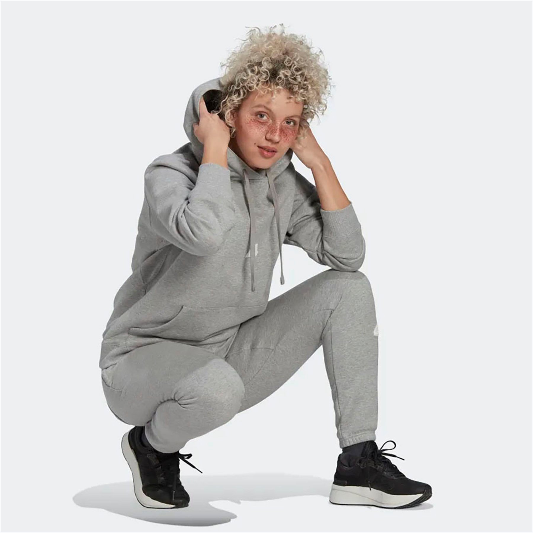 Adidas Kadın Günlük Kapşonlu Eşofman Üstü W New Ovsz Hdy Hg4358