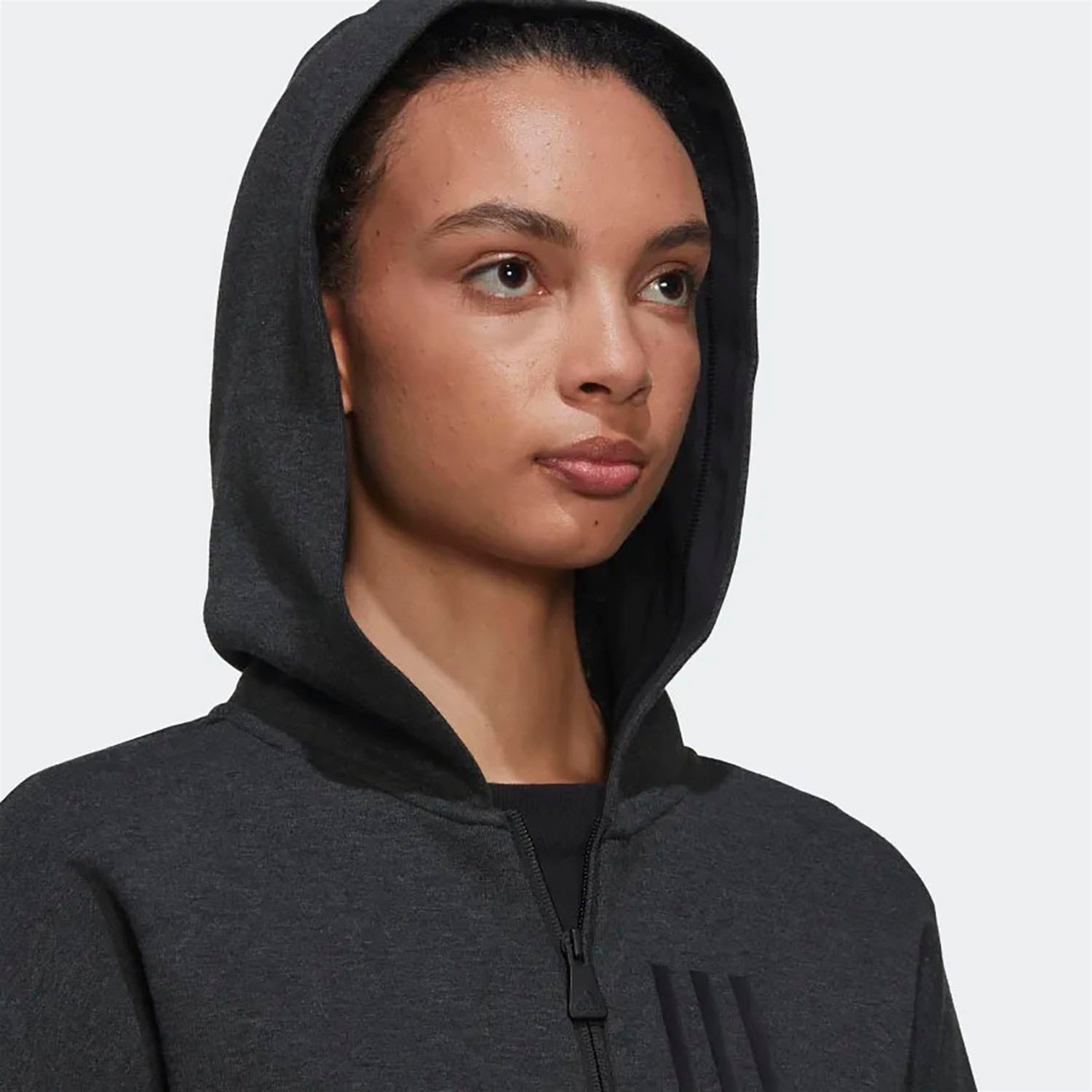 Adidas Kadın Günlük Kapşonlu Eşofman Üstü W Mv Sl Fz Hd Hı4947 W MV SL FZ HD