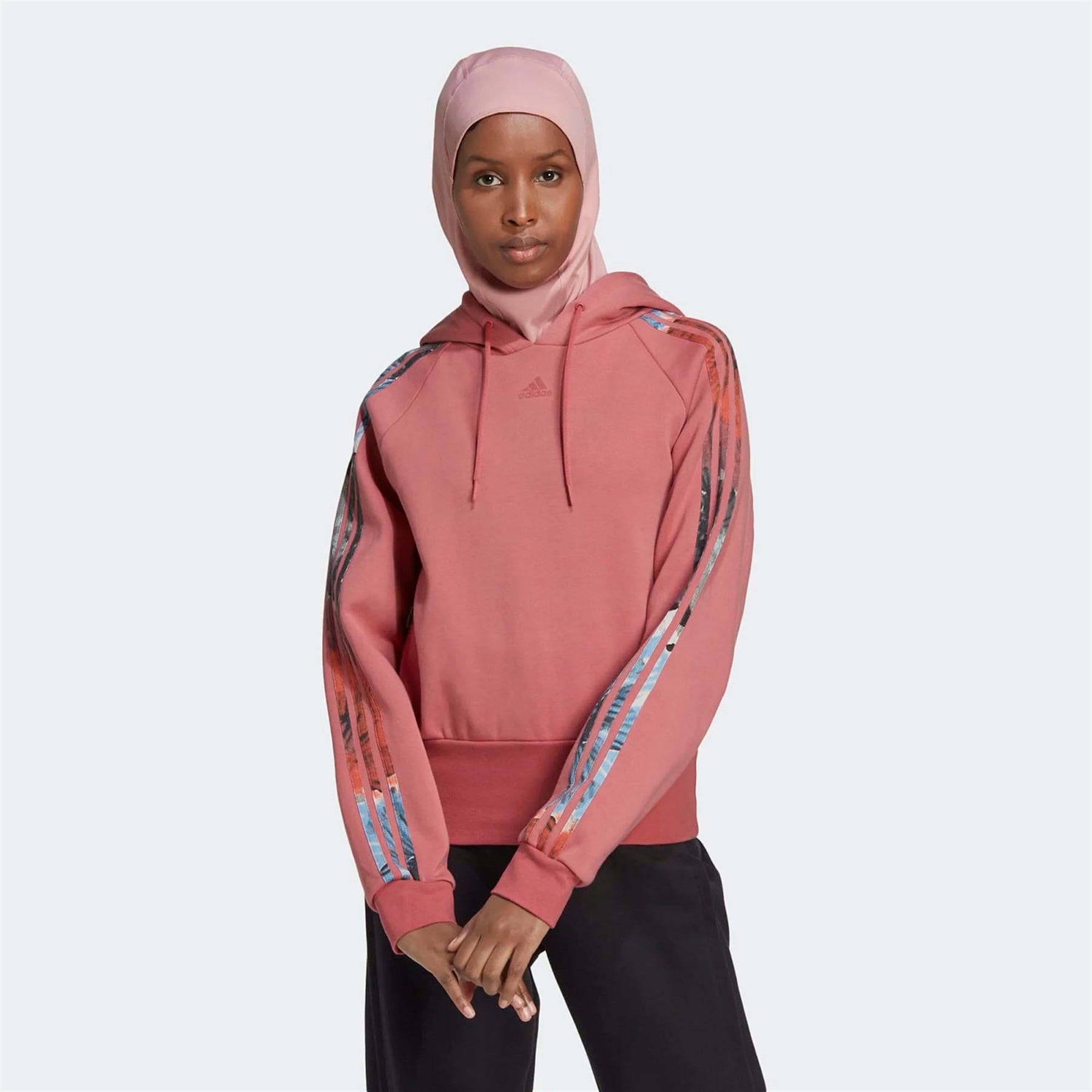 Adidas Kadın Günlük Kapşonlu Eşofman Üstü W Aop Hd Hp0793 W AOP HD