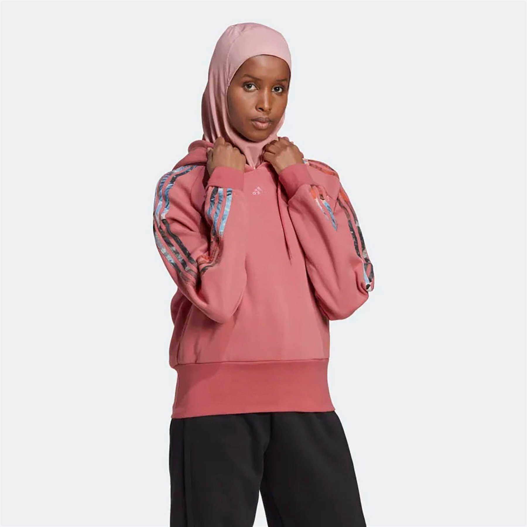 Adidas Kadın Günlük Kapşonlu Eşofman Üstü W Aop Hd Hp0793 W AOP HD