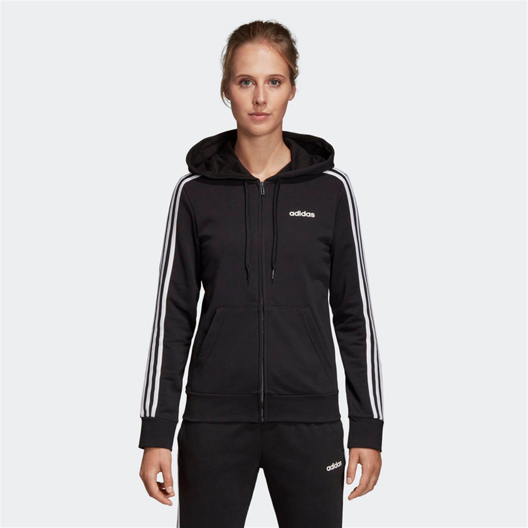 Adidas Kadın Günlük Kapşonlu Eşofman Üstü Dp2419 W E 3S Fz Hd W E 3S FZ HD