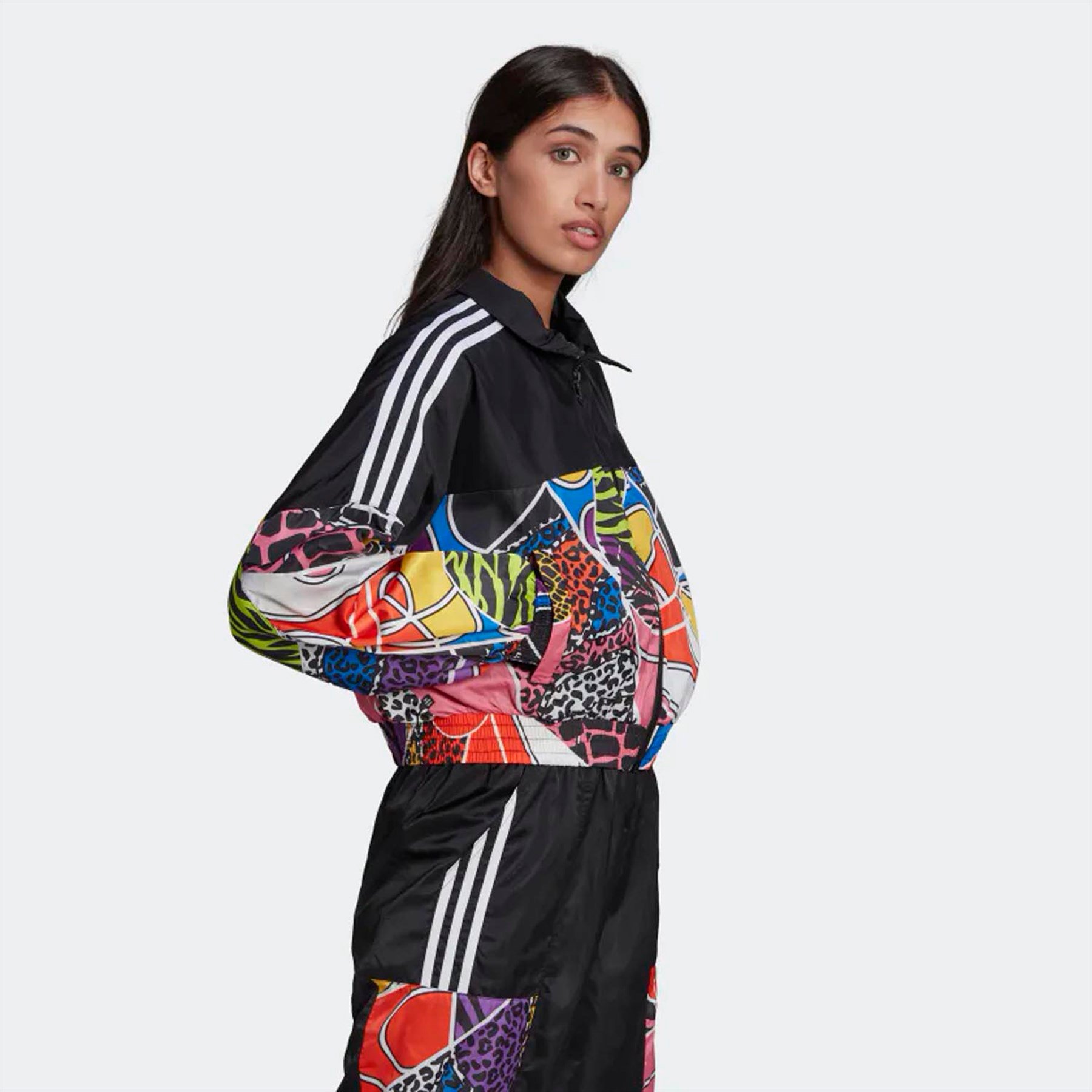 Adidas Kadın Günlük Kapşonlu Sweatshirtshirt Track Top Hc4470