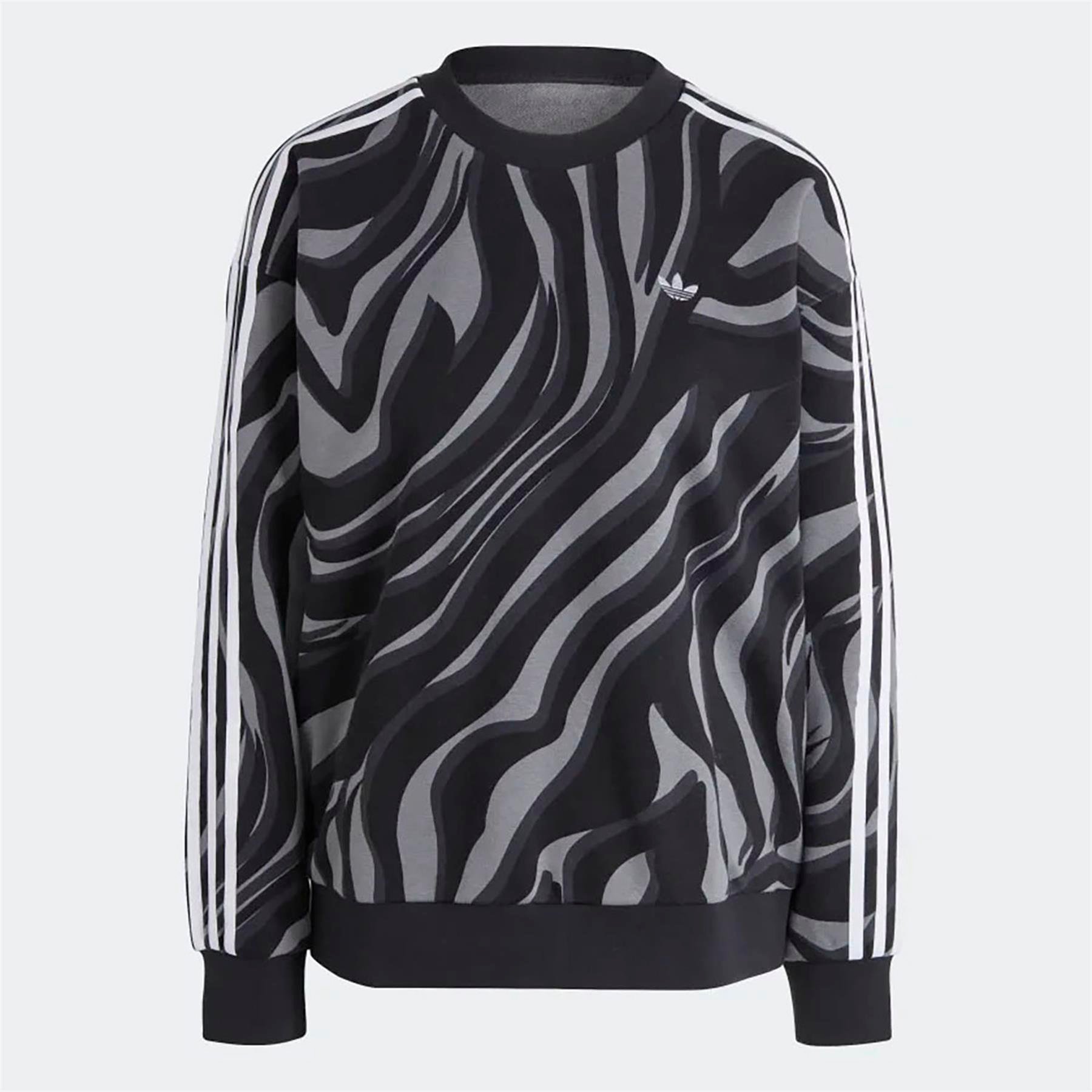 Adidas Kadın Günlük Sweatshirt Aop Sweatshirt Ij8188