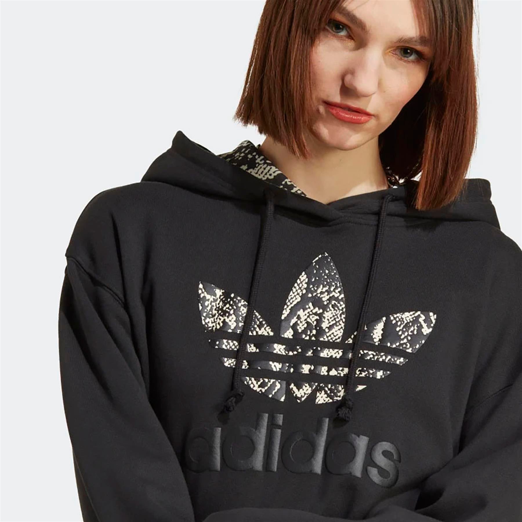 Adidas Kadın Günlük Sweatshirt Hoodie Logo Ic6076
