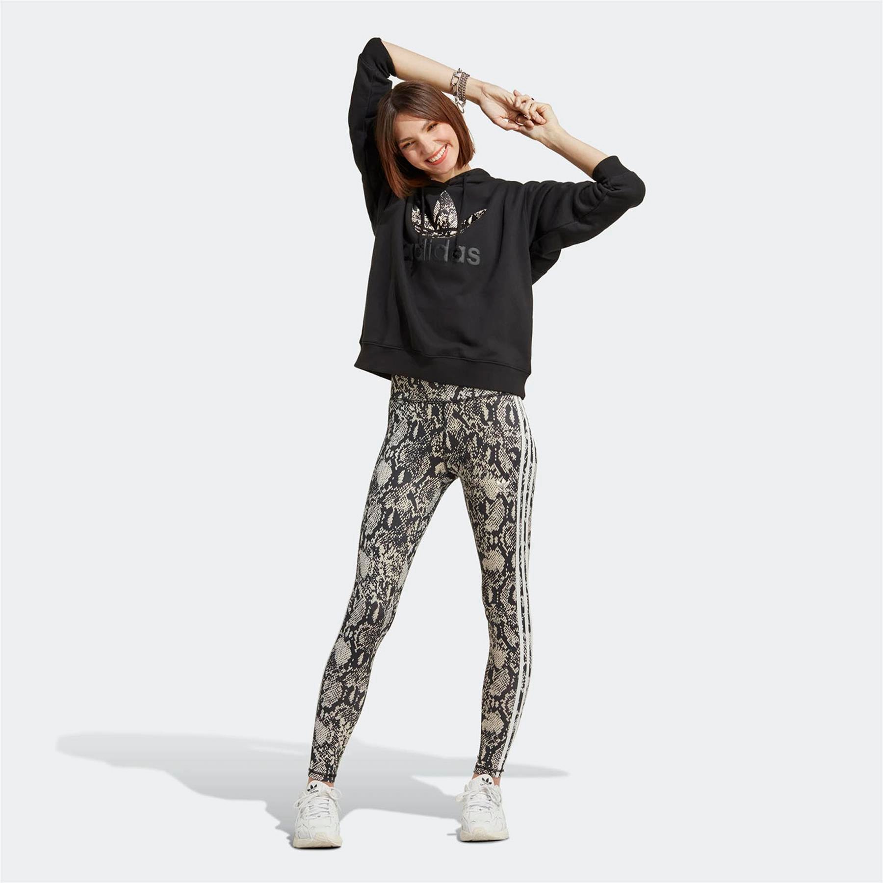 Adidas Kadın Günlük Sweatshirt Hoodie Logo Ic6076