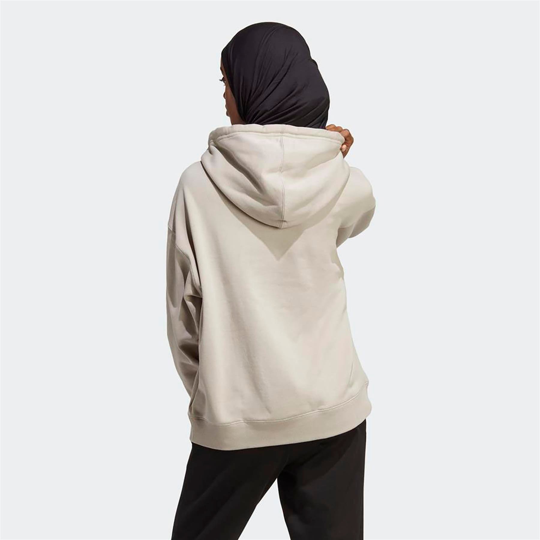 Adidas Kadın Günlük Sweatshirt Hoodie Logo Ic6107