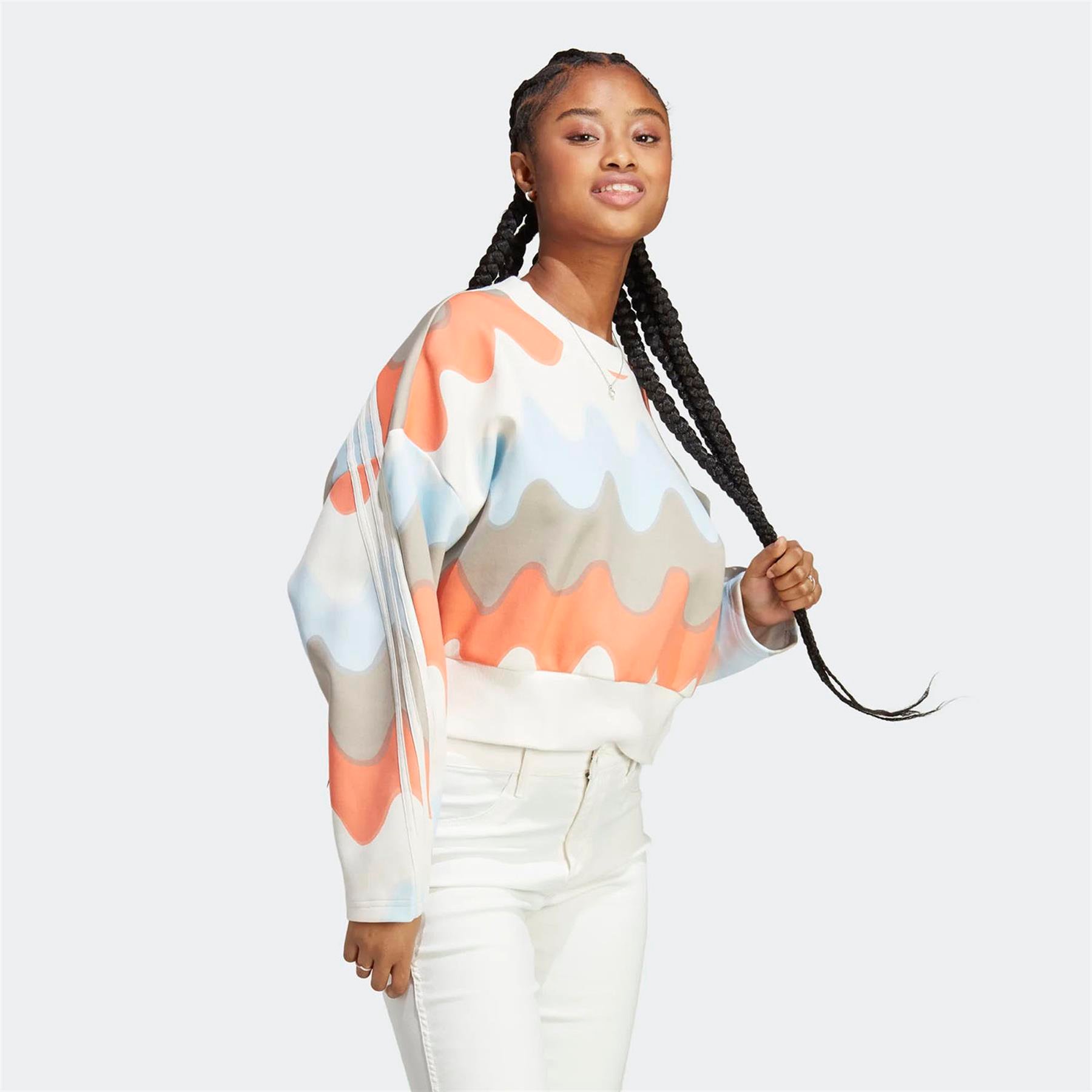 Adidas Kadın Günlük Sweatshirt W Mmk Fi 3S Crw Ic6351
