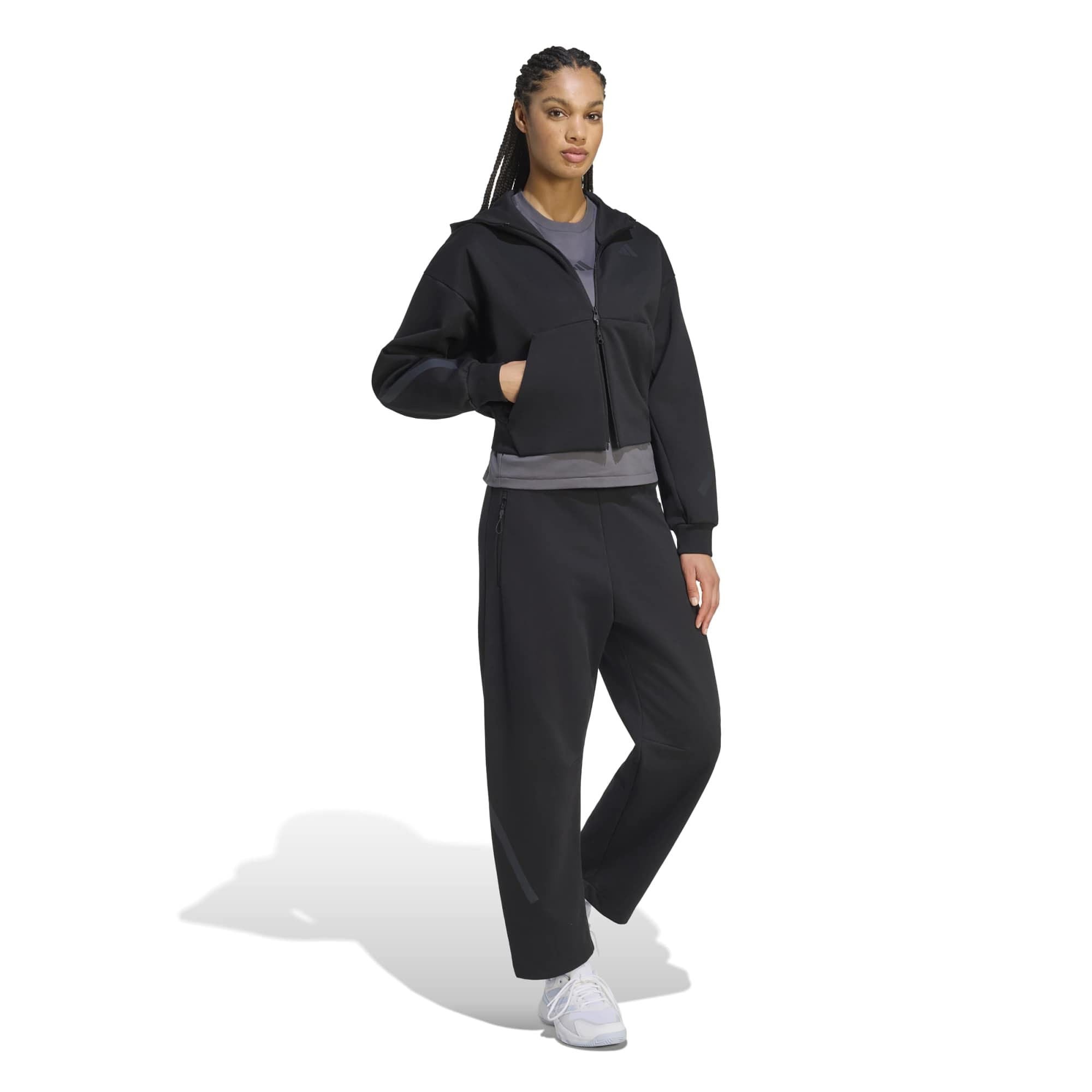 Adidas Kadın Günlük Sweatshirt W Z.N.E. CR FZ KF6392 W Z.N.E. CR FZ