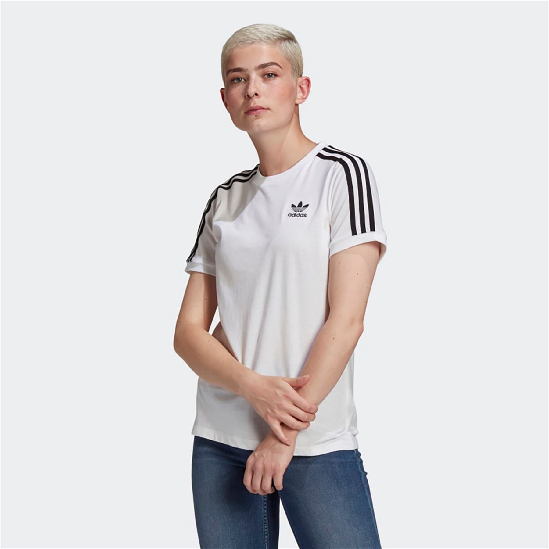 Adidas Kadın Günlük T-shirt 3 Stripes Tee Gn2913