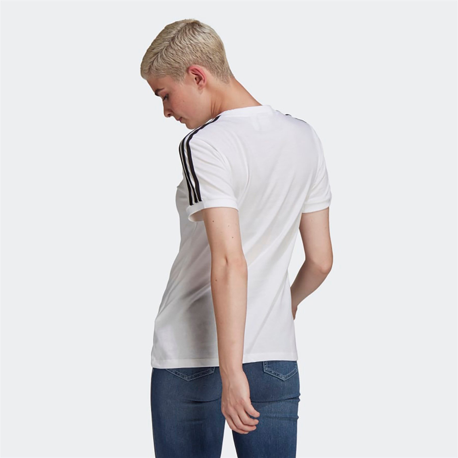 Adidas Kadın Günlük T-shirt 3 Stripes Tee Gn2913