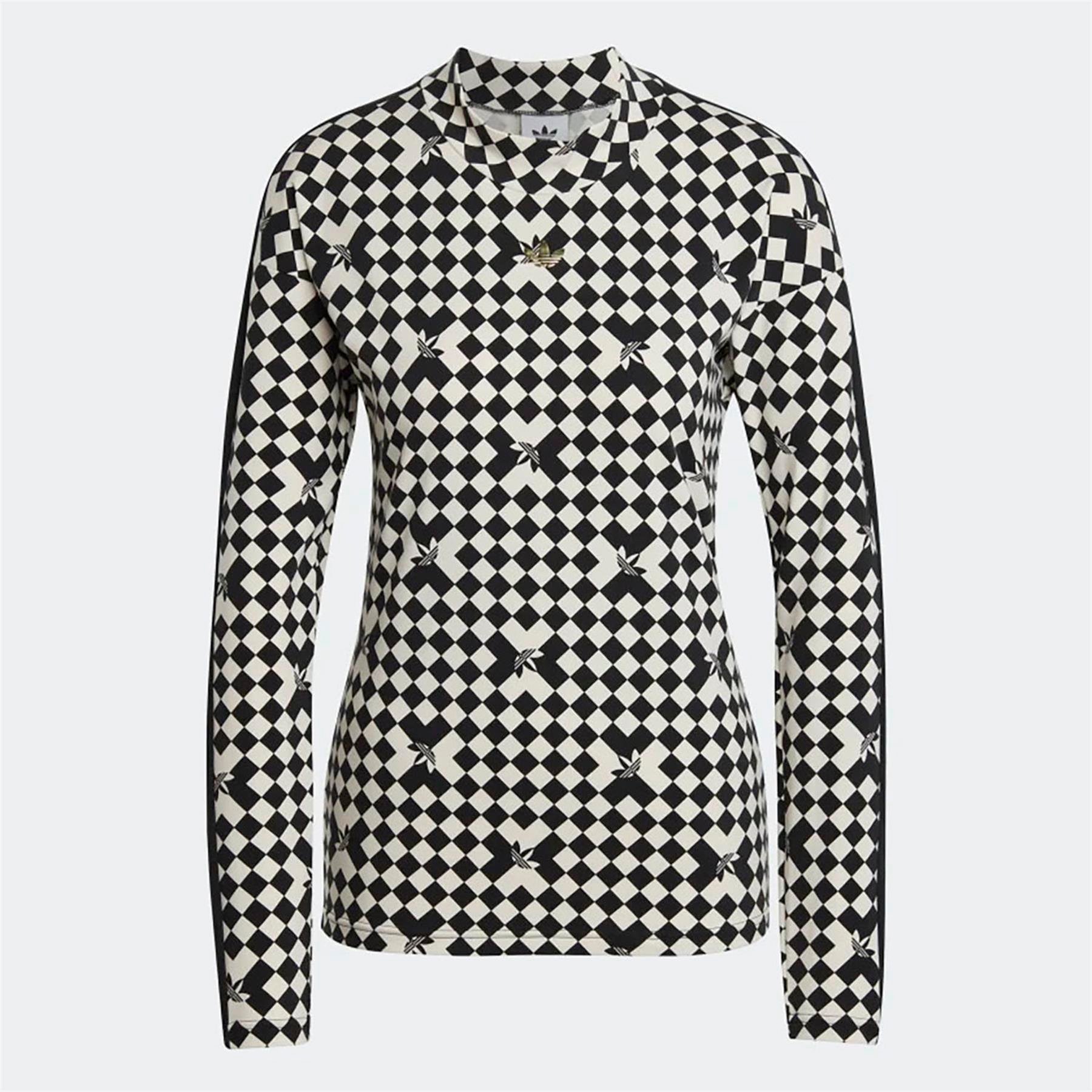 Adidas Kadın Günlük T-Shirt Aop Long Sleeve Ia3914