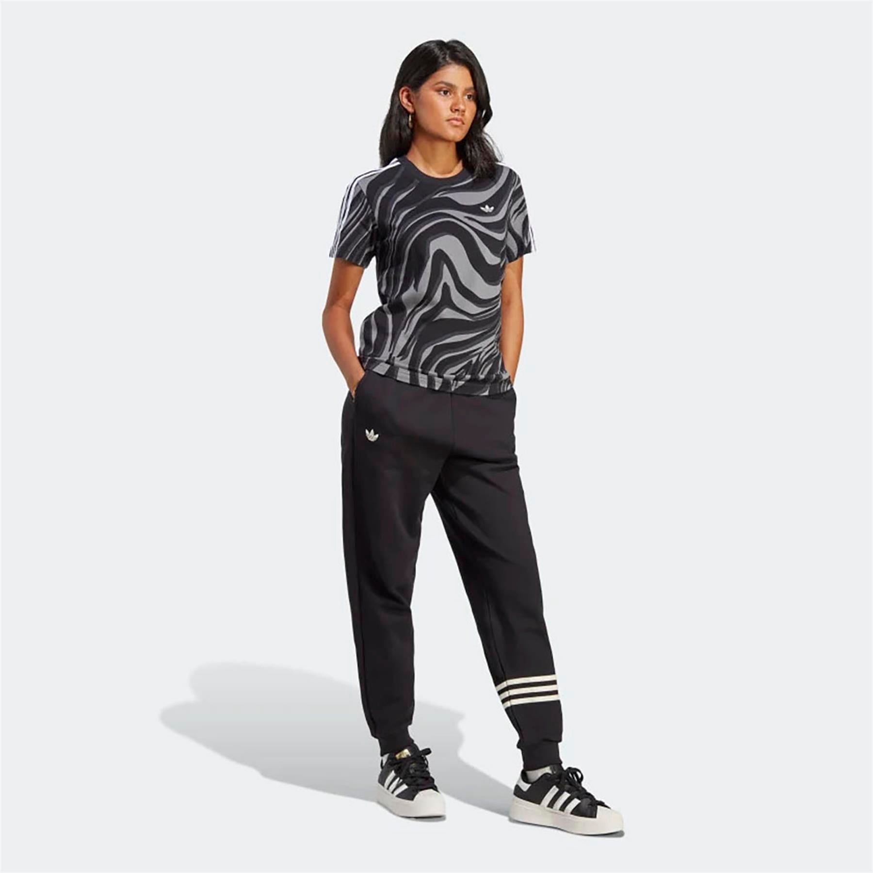 Adidas Kadın Günlük T-Shirt Aop T-Shirt Ij8191