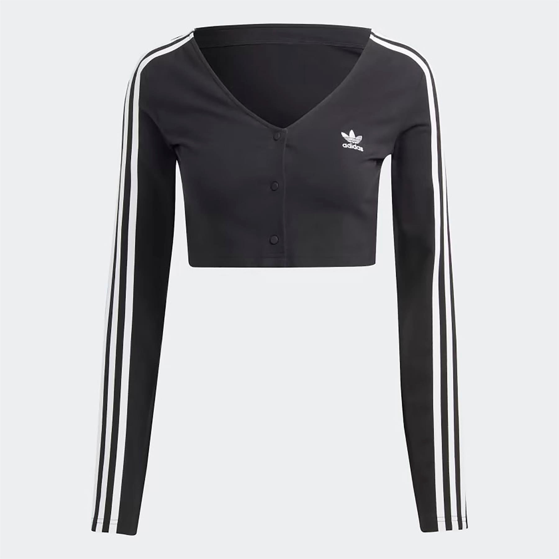 Adidas Kadın Günlük T-Shirt Button Ls Ic5473