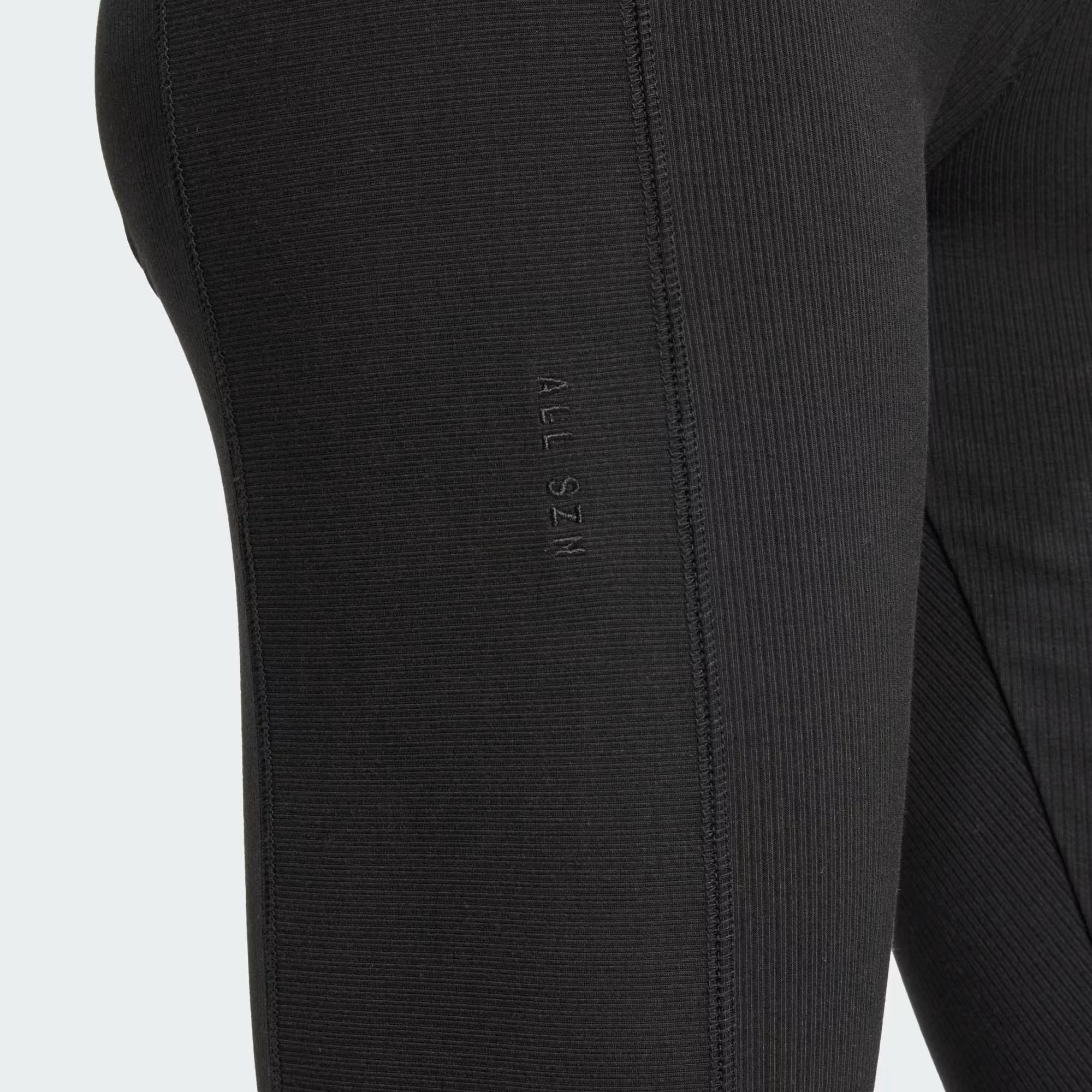 Adidas Kadın Günlük Tayt All Szn Rib High-Waist 7-8 Leggings Jj1249