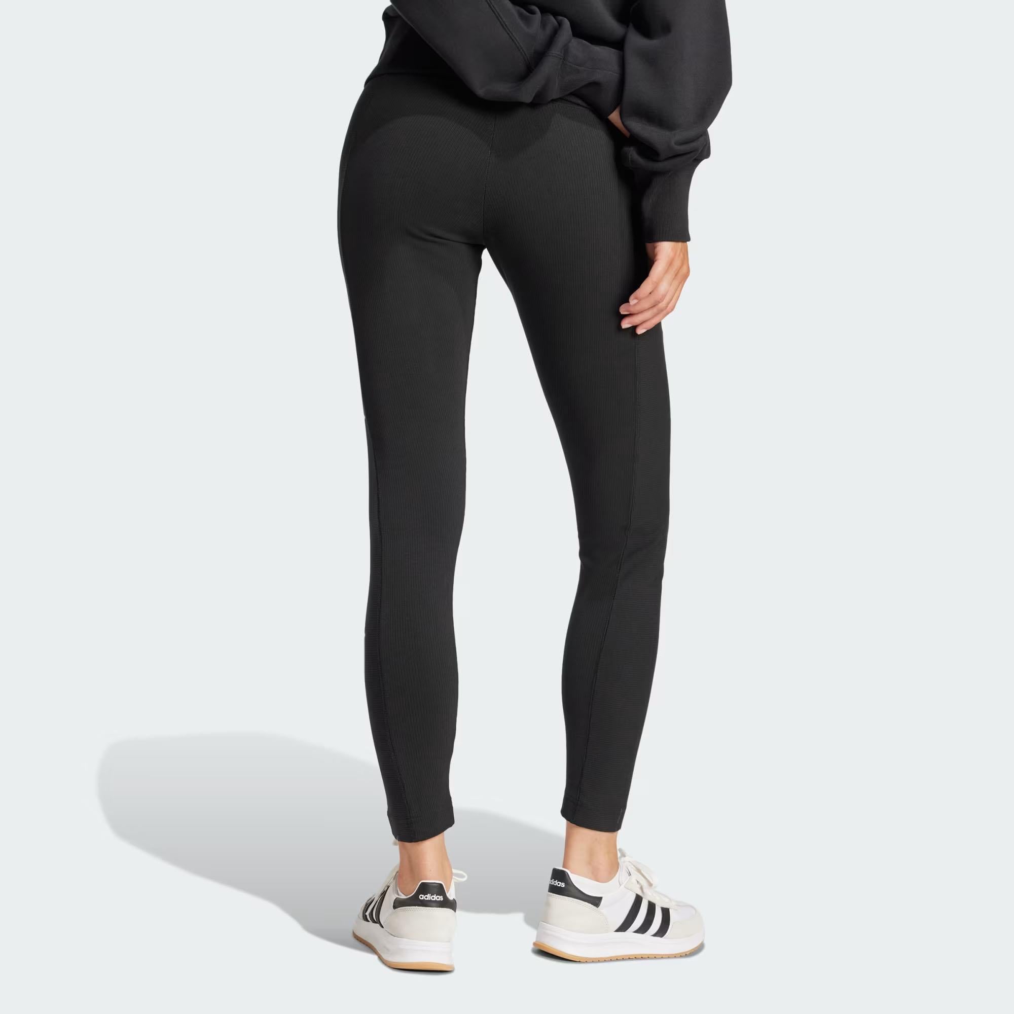 Adidas Kadın Günlük Tayt All Szn Rib High-Waist 7-8 Leggings Jj1249