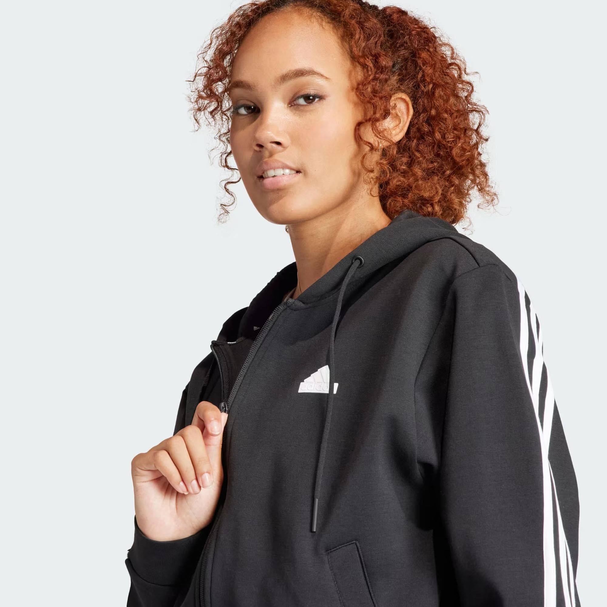 Adidas Kadın Kapşonlu Eşofman Üstü W Fı 3S Fz Hd In9475 W FI 3S FZ HD
