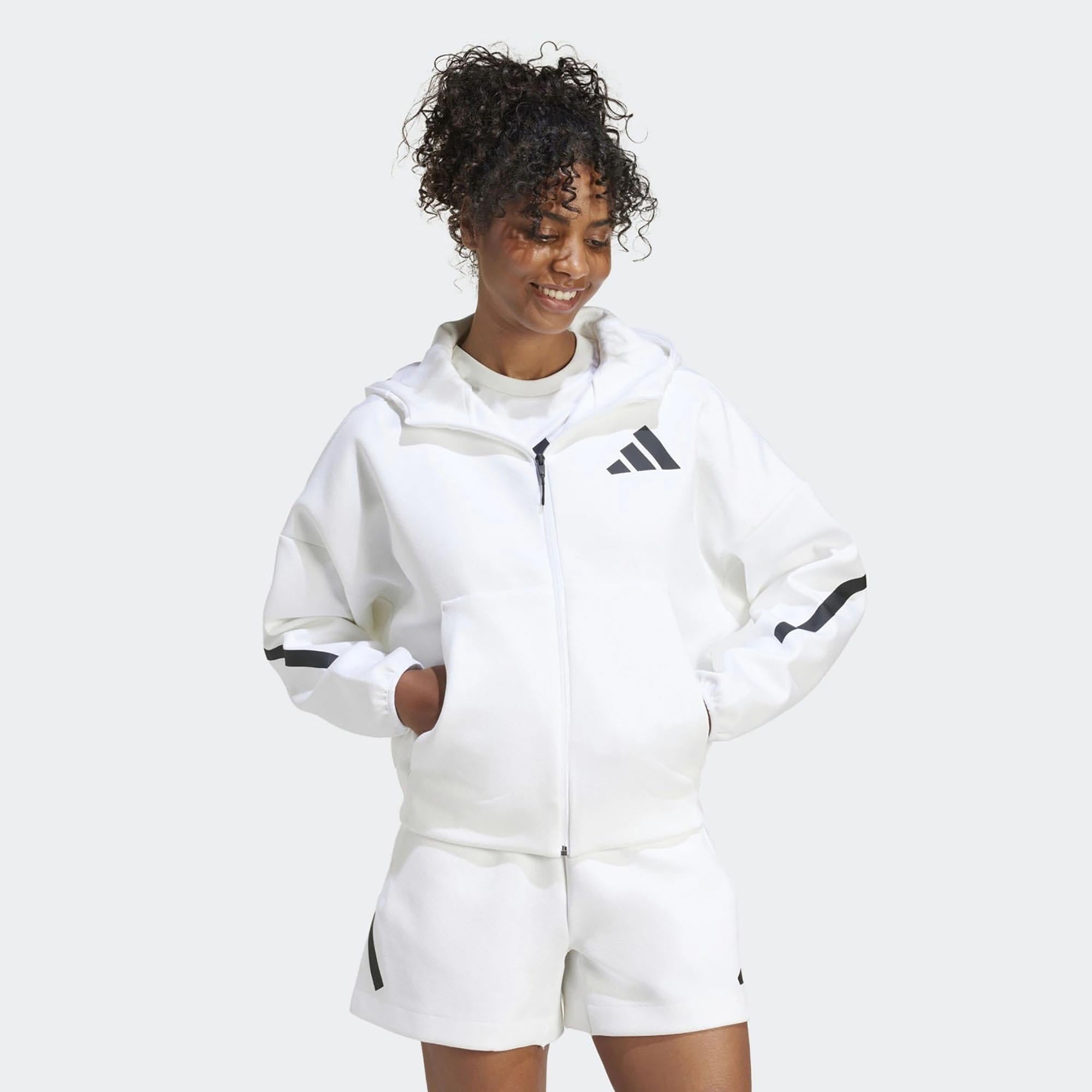 Adidas Kadın Kapşonlu Eşofman Üstü W Z.N.E. Fz Je7849 W Z.N.E. FZ