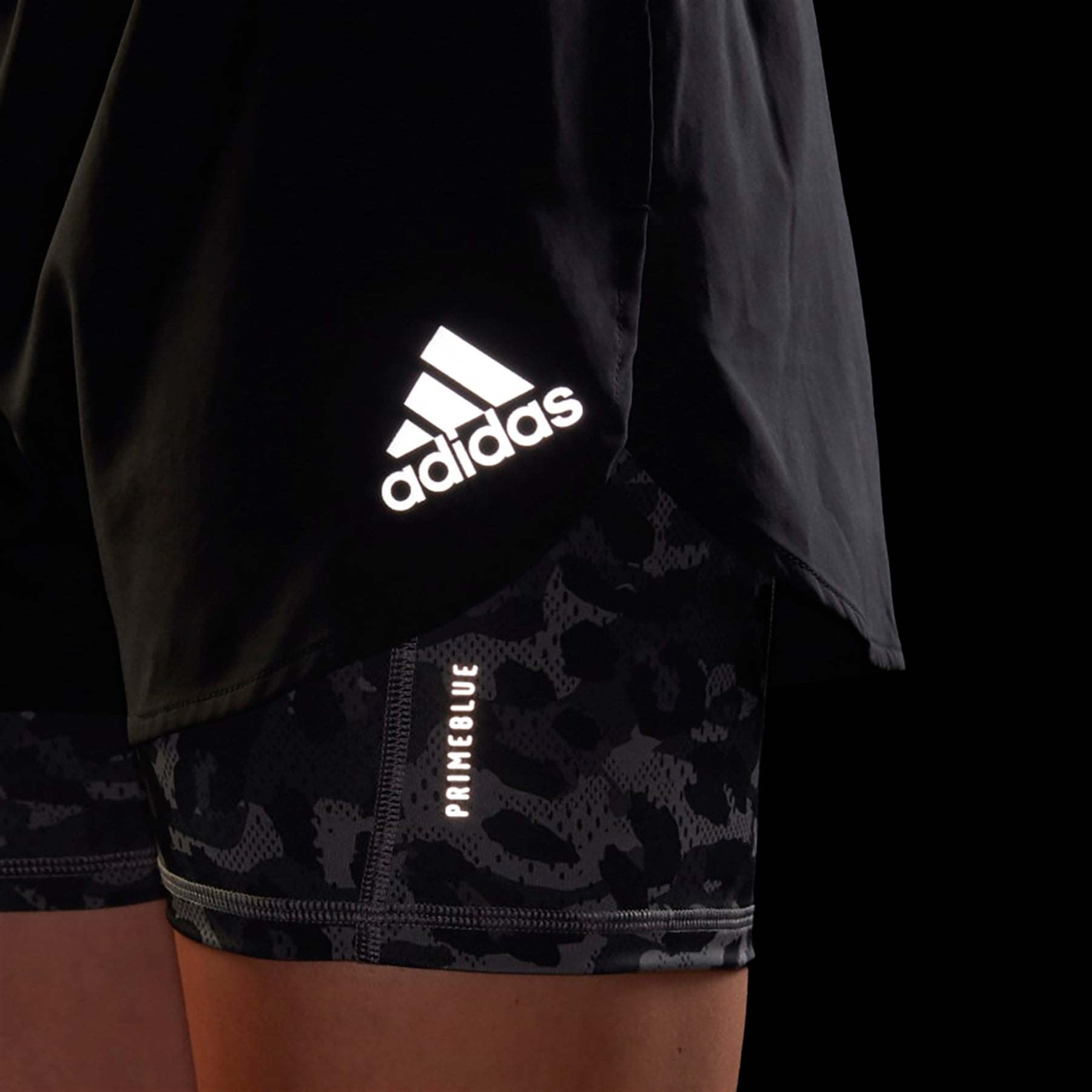 Adidas Kadın Koşu - Yürüyüş Şort P.Blue 2In1 Sho Gm1576 P.BLUE 2IN1 SHO