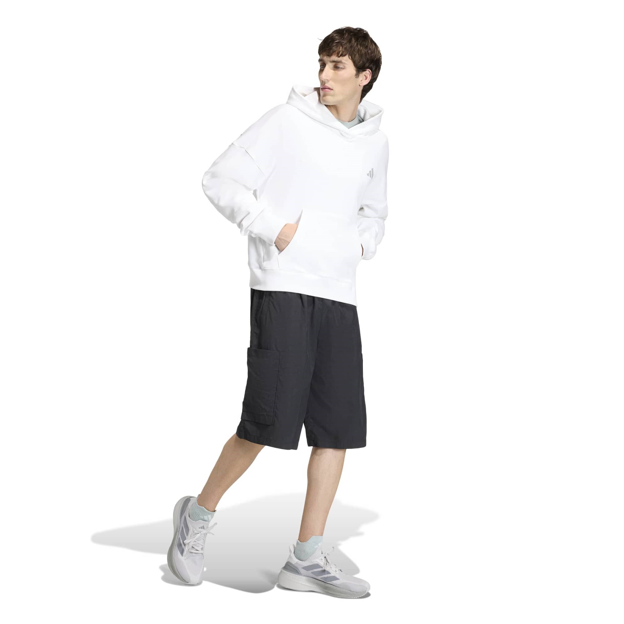 Adidas Koşu - Yürüyüş Kapşonlu Sweatshirt Adi365 C Hood U Ka0331