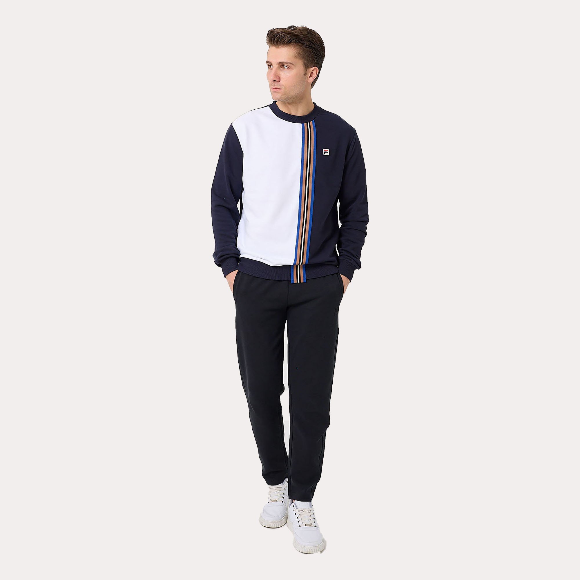 Fila Erkek Bisiklet Yaka Sweatshirt Asymmetrical TM411155