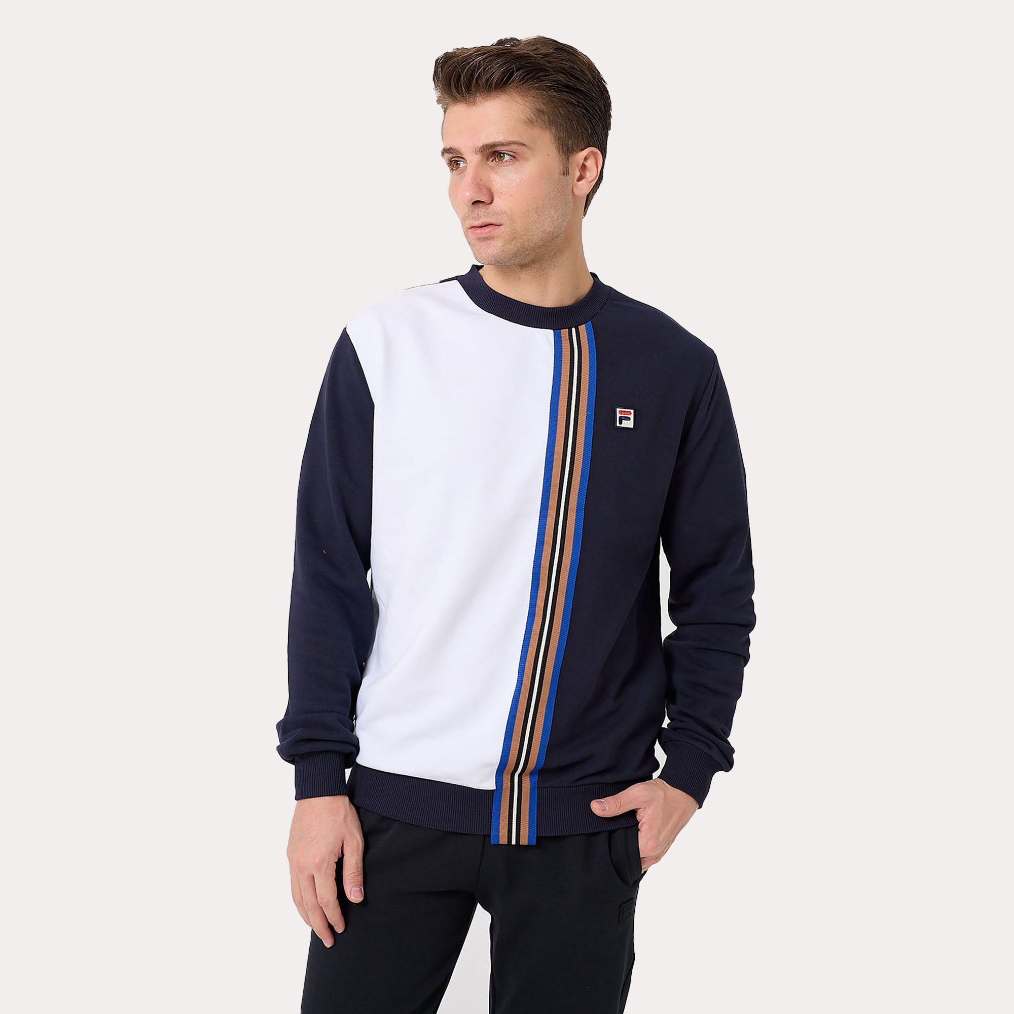 Fila Erkek Bisiklet Yaka Sweatshirt Asymmetrical TM411155