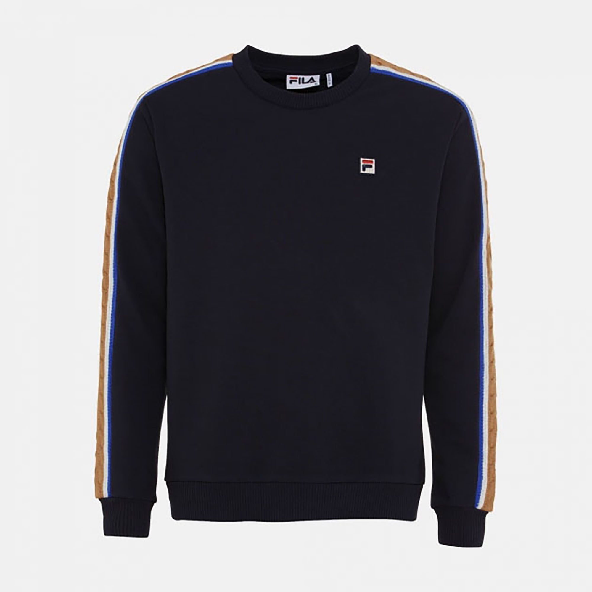 Fila Erkek Bisiklet Yaka Sweatshirt Braid Detail TM411156